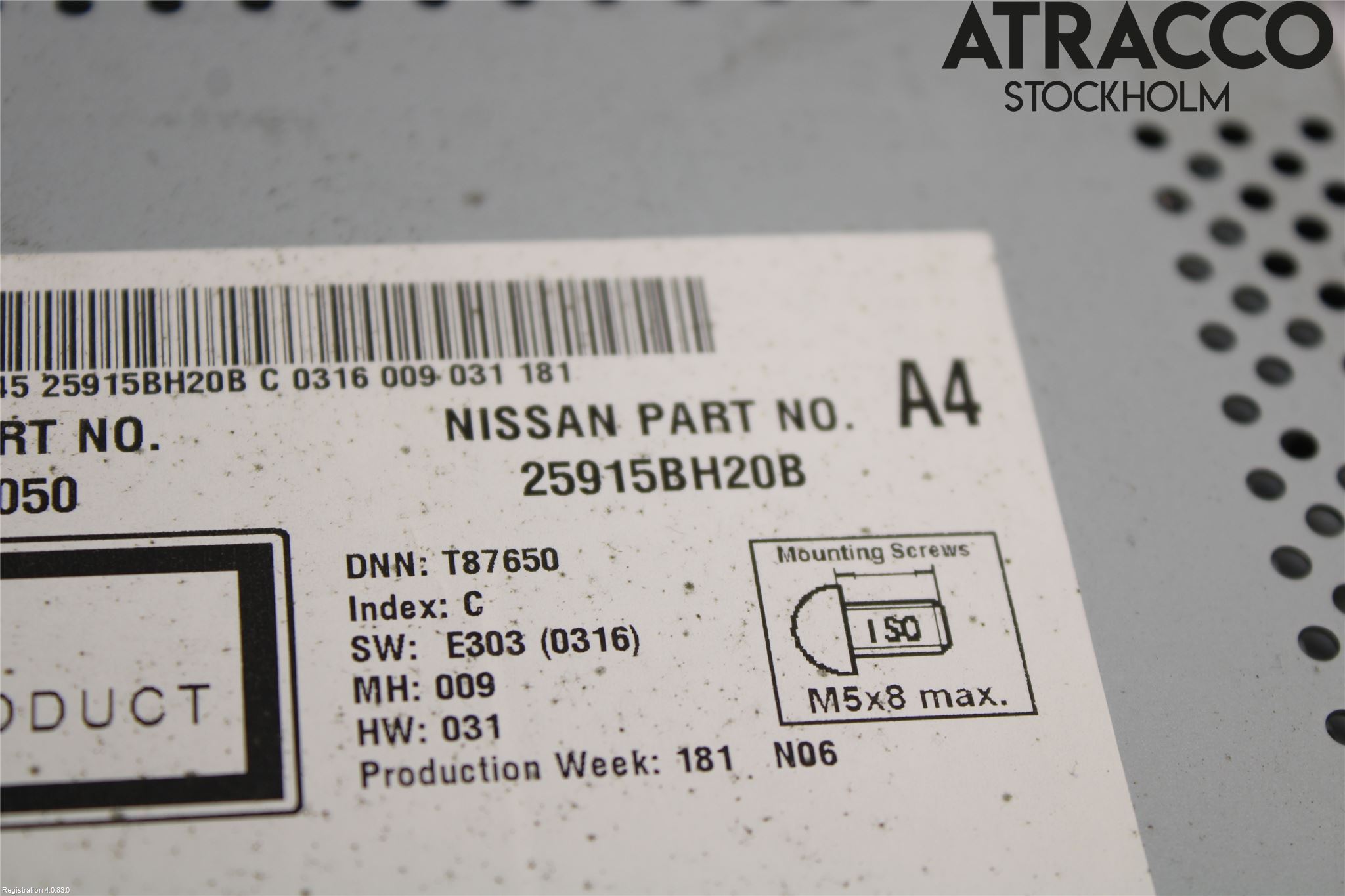 Nissan JUKE 10-14 Stereo Radio Med Cd