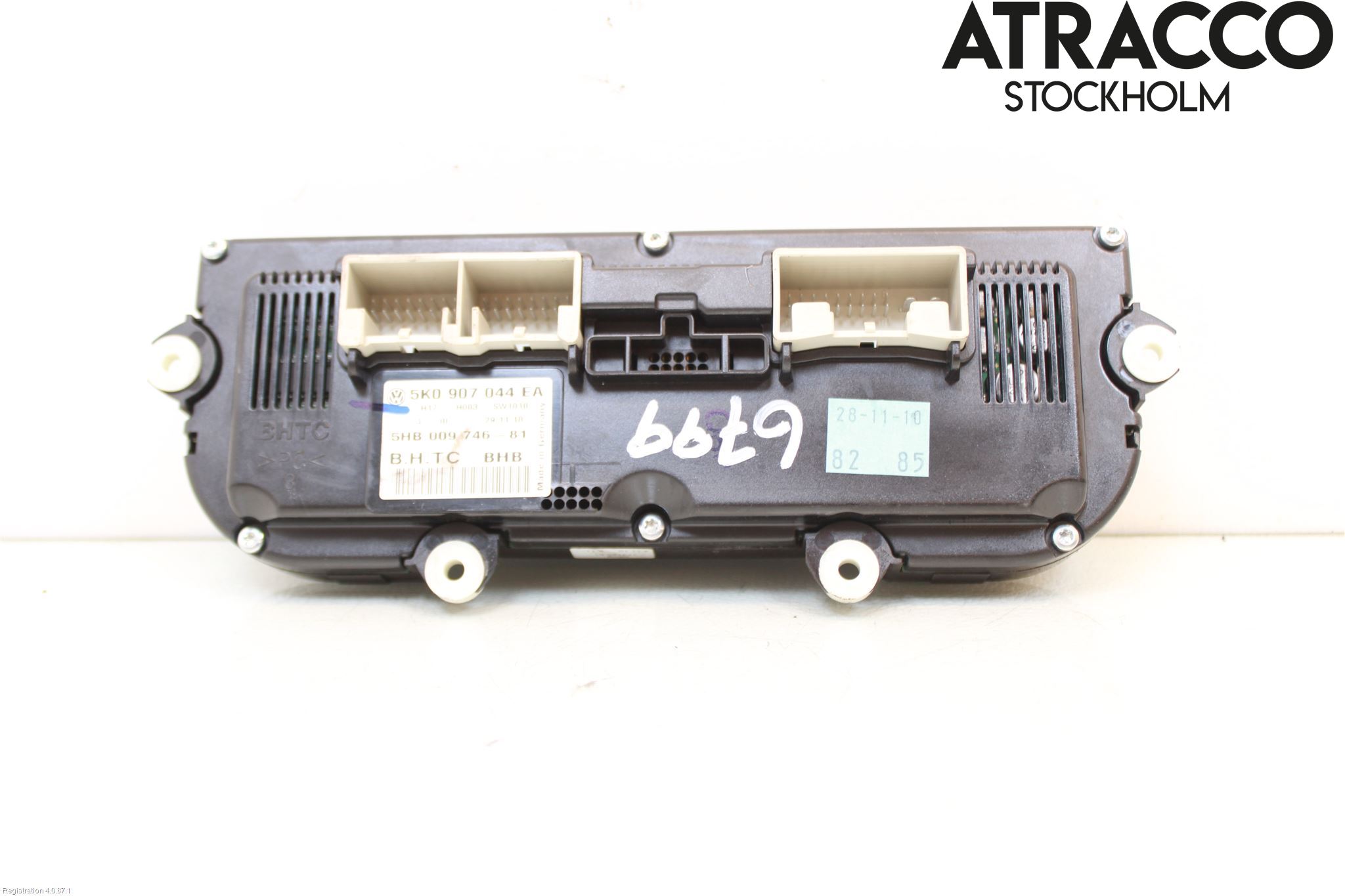 Volkswagen VW GOLF VI 09-13 Varme Ac Betjening-Display