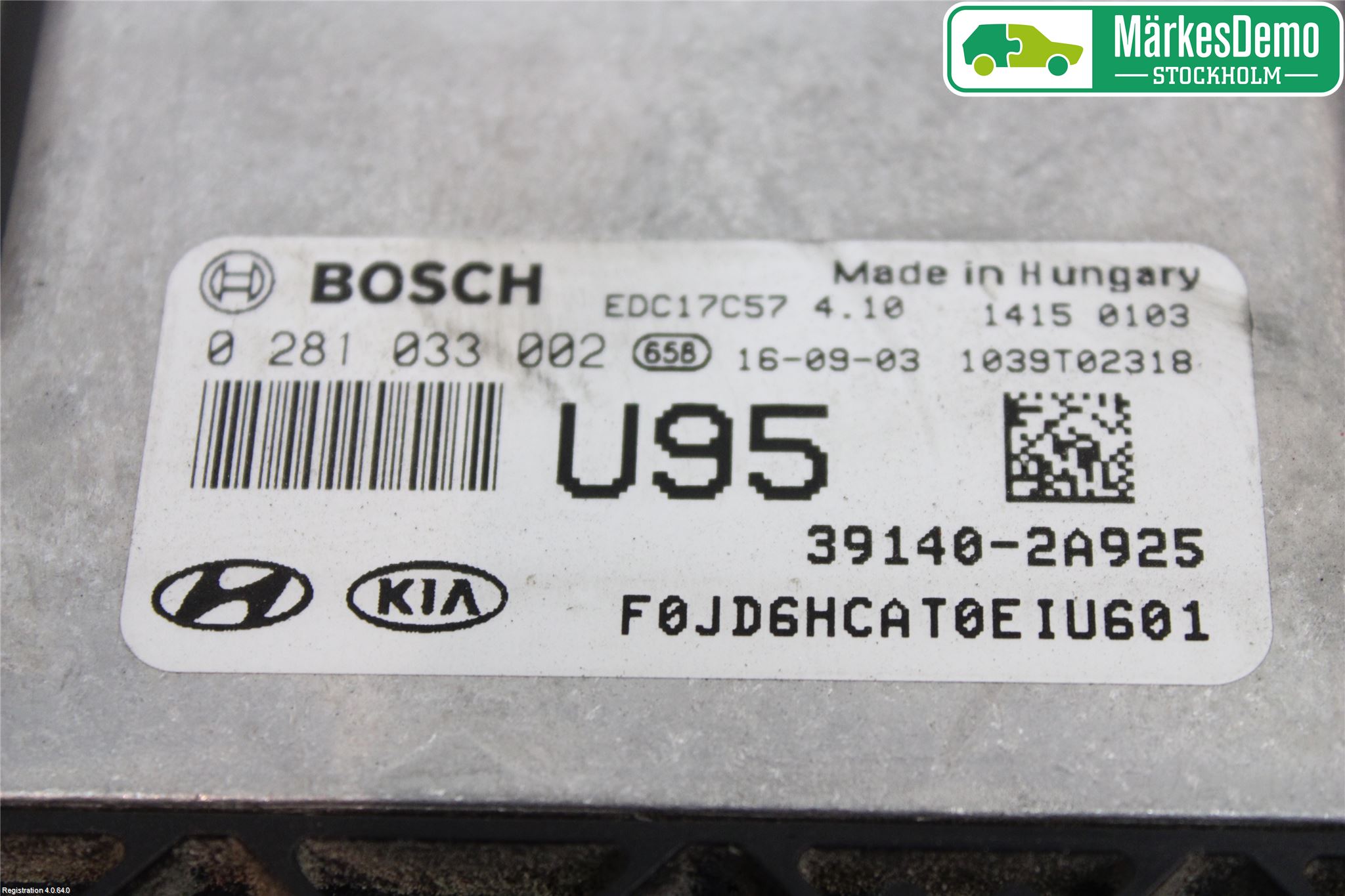 Kia CEED 12-18 Styreenhet Innsprøytning