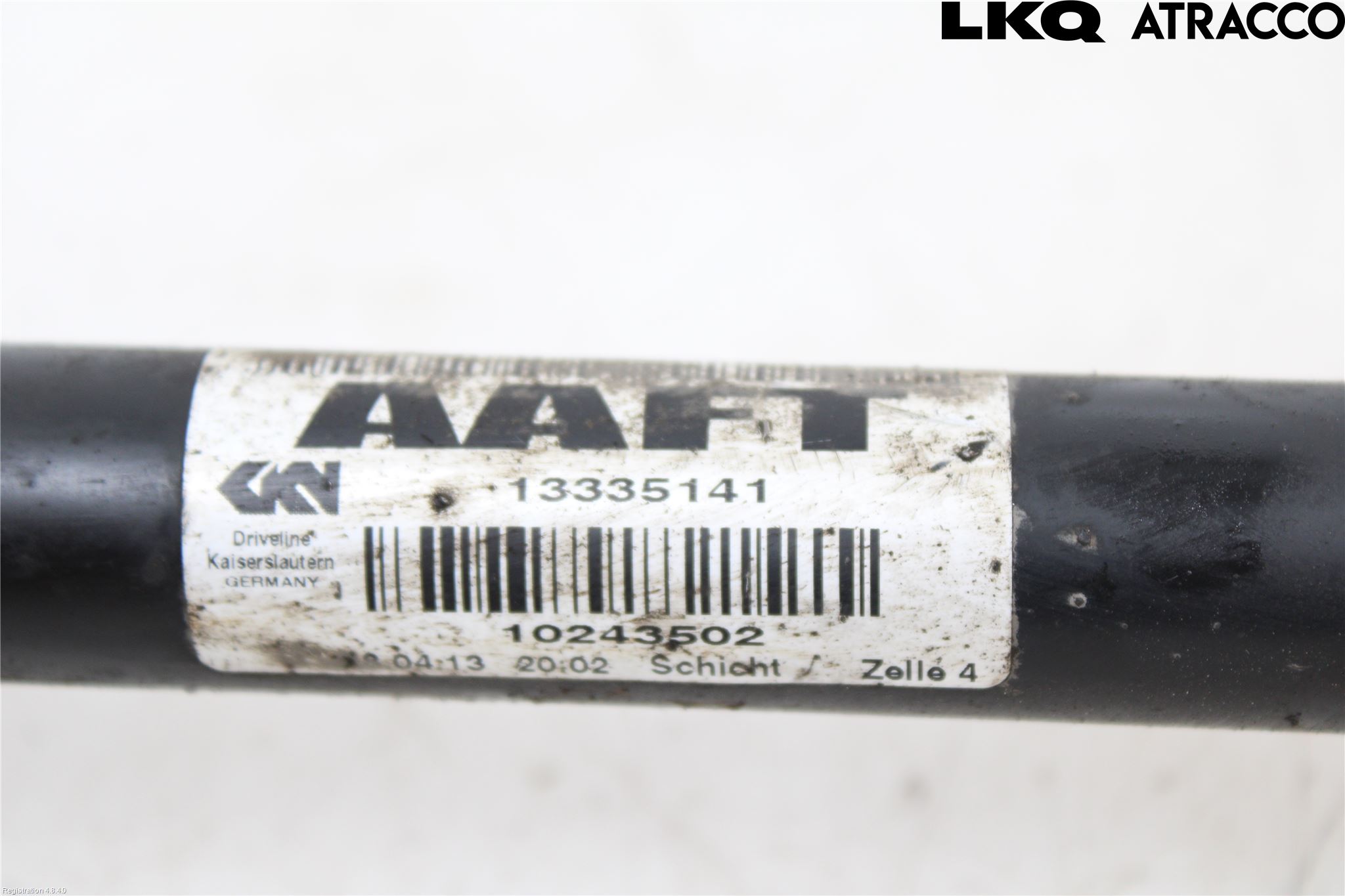 Opel ASTRA J 10-15 Drivaksel Foran Kompl Høyre