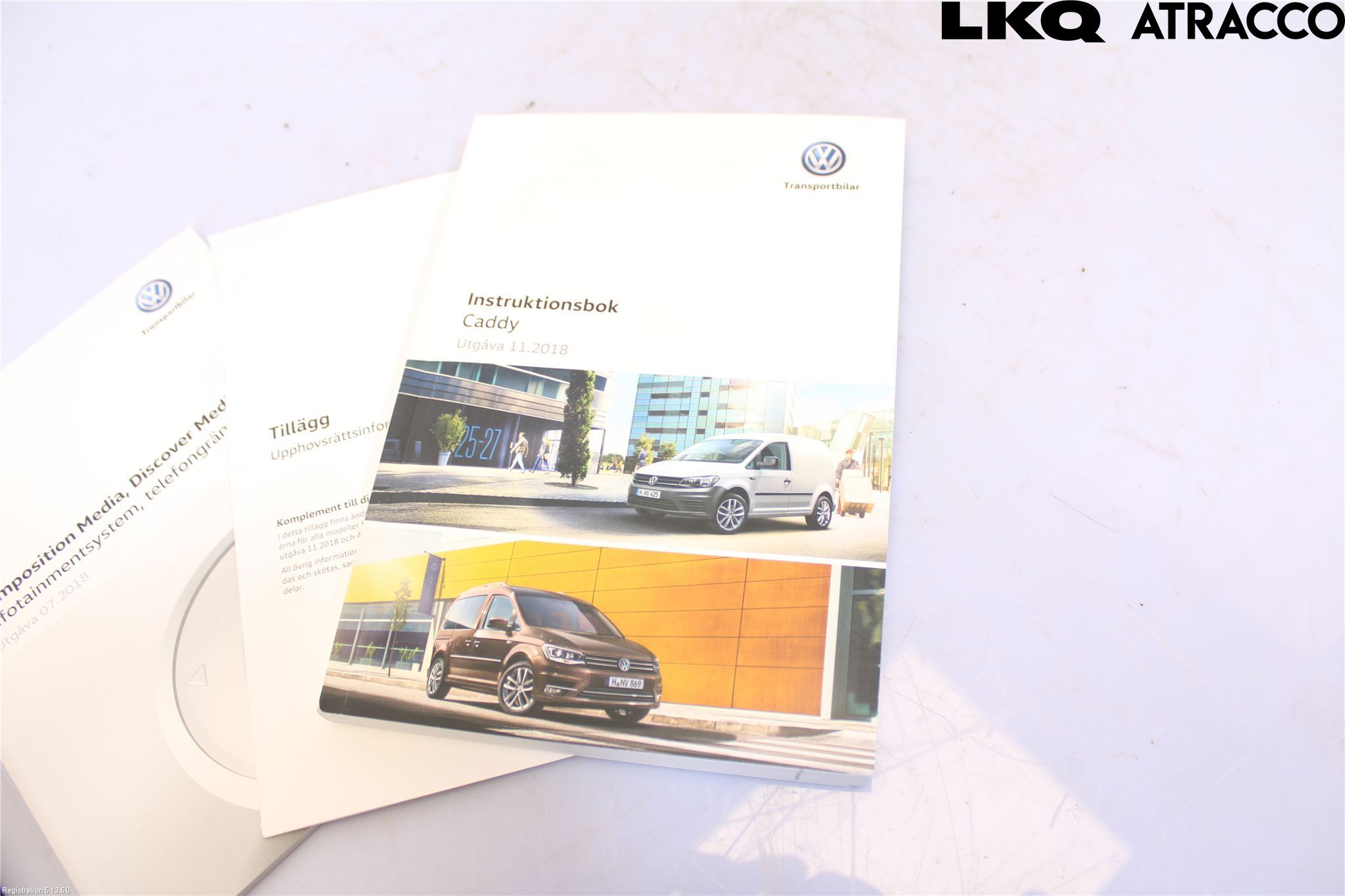 Volkswagen VW CADDY 16-20 Instruksjonsbok