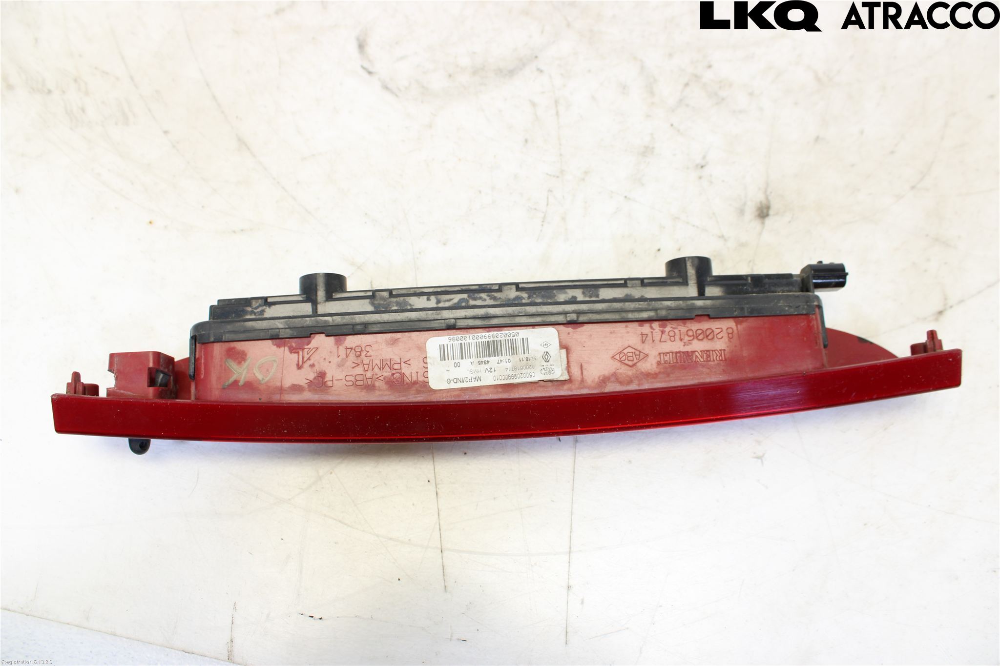 Renault CLIO III  09-12 Bremselys Bakrute