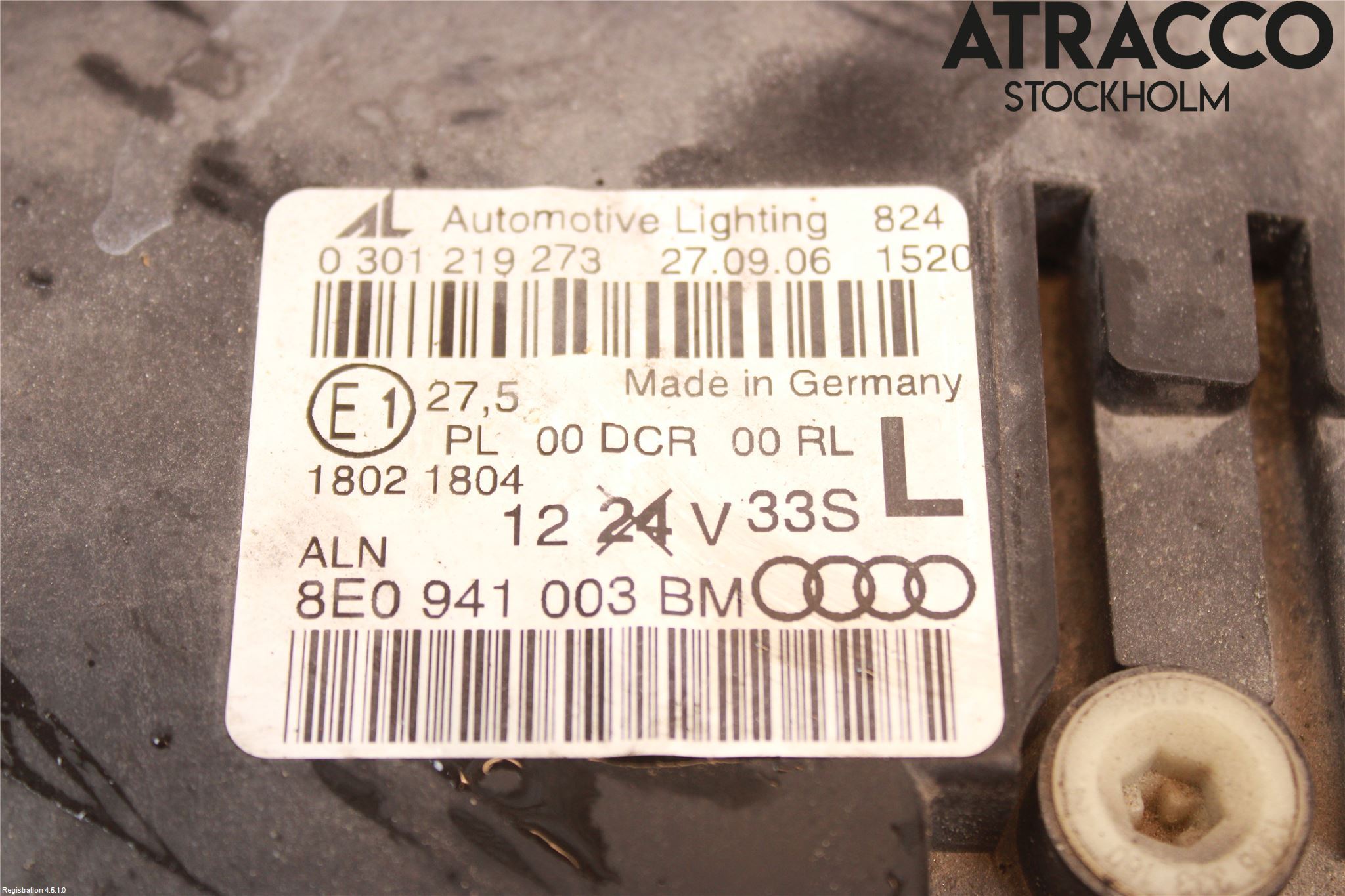 Audi A4/S4 05-07 Frontlykt Venstre