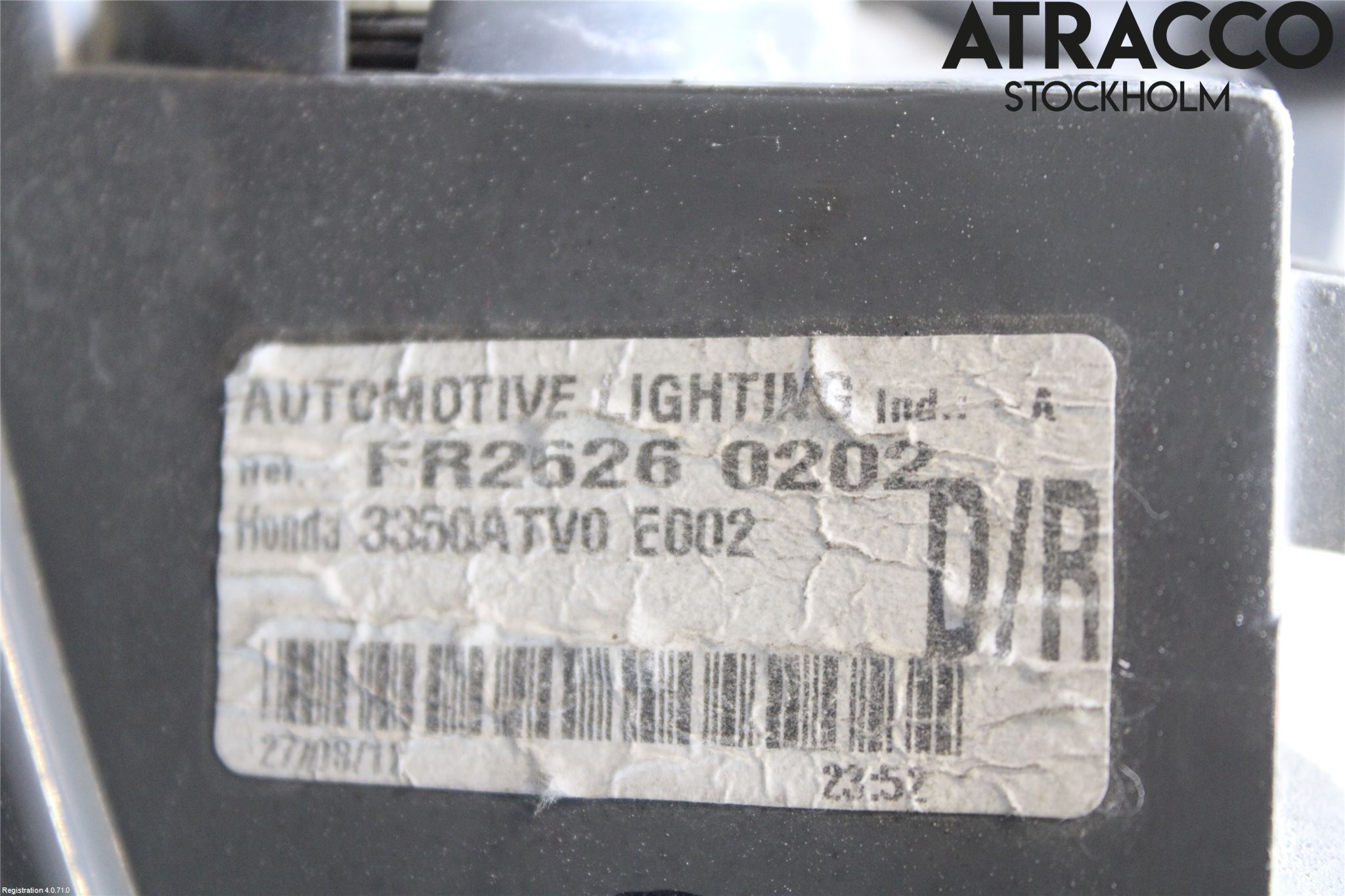 Honda CIVIC 12-16 Baklykt Høyre