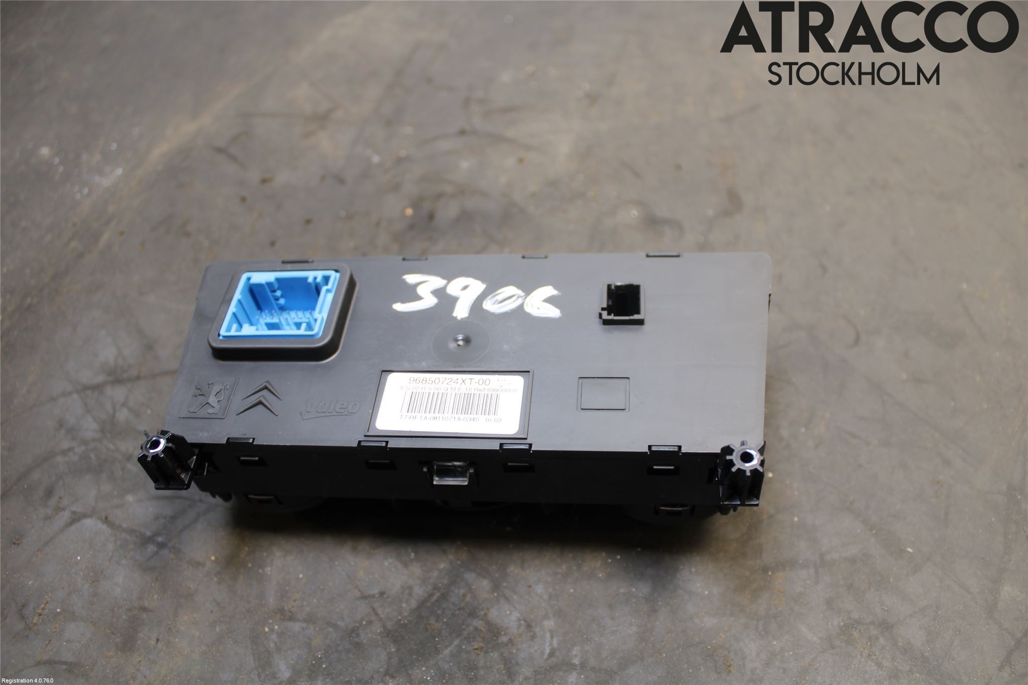 Peugeot 308 08-13 Varme Ac Betjening-Display