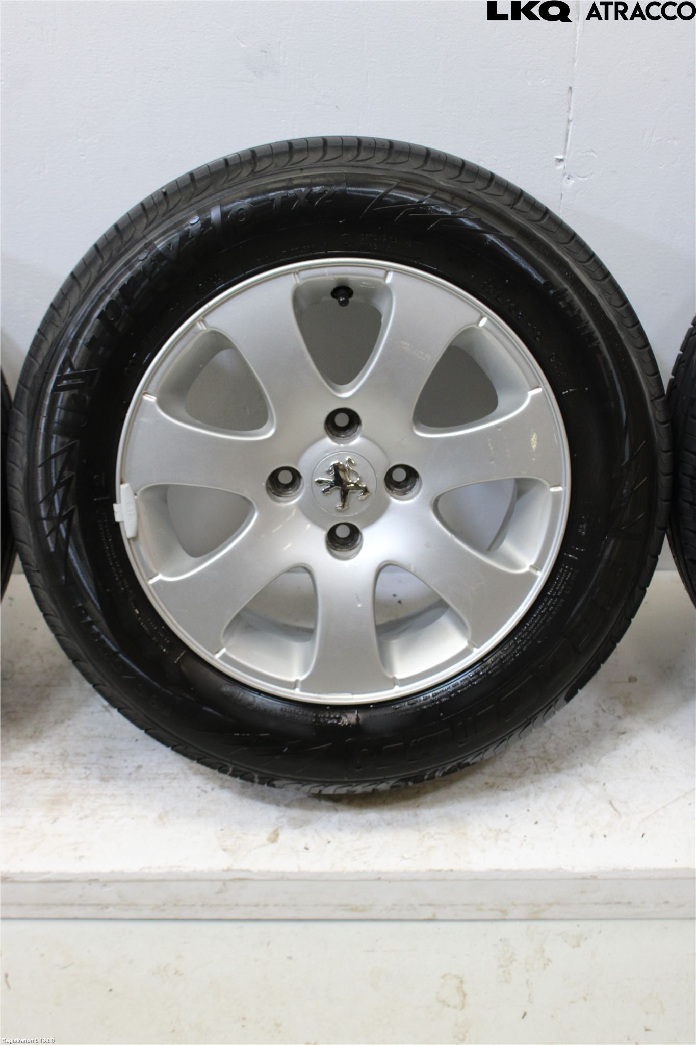 Peugeot 307     05-08 Dekk Sommer På Alu Felg 4Stk