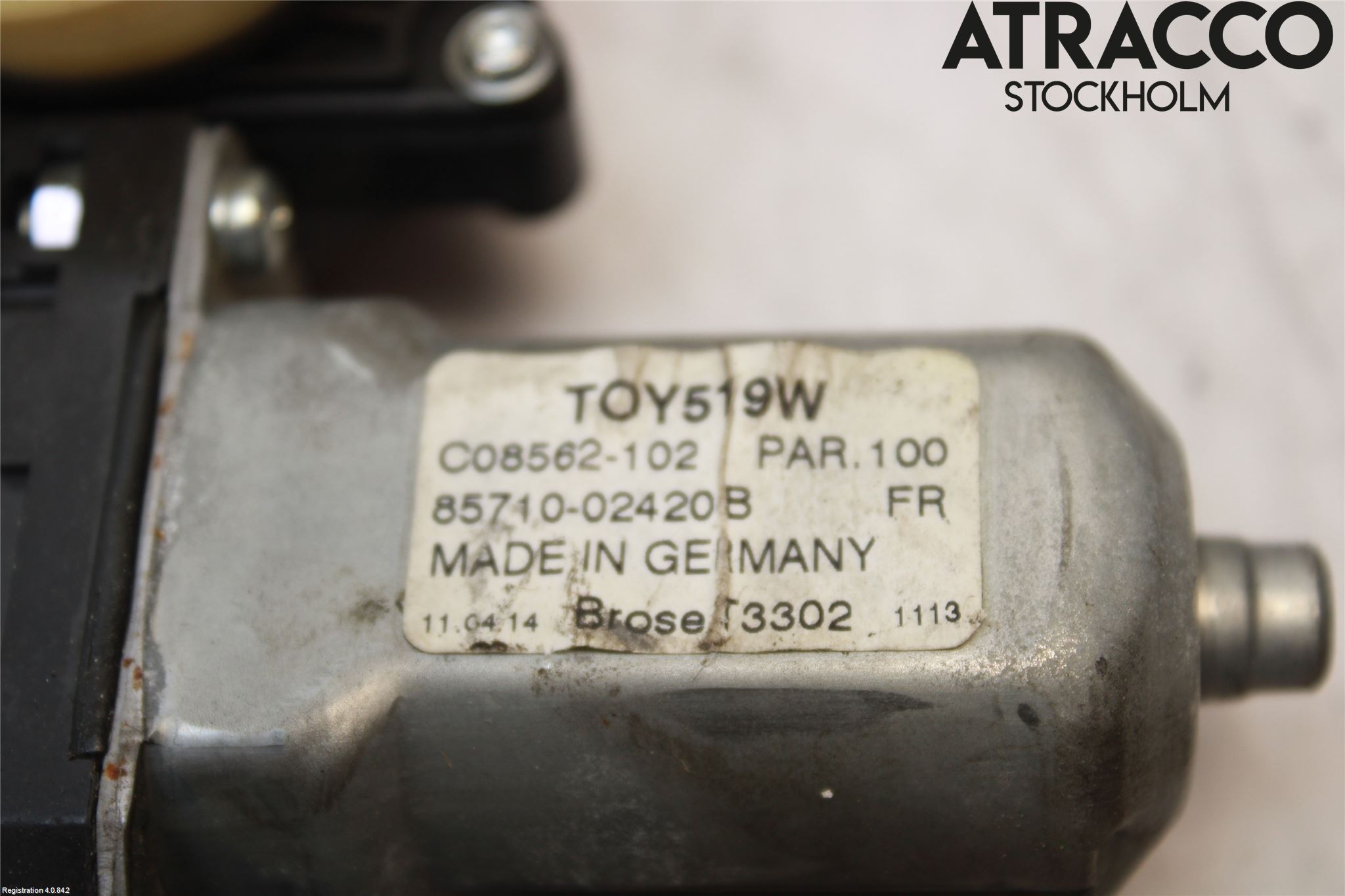 Toyota AURIS 13-19 Vindusheis El Komp