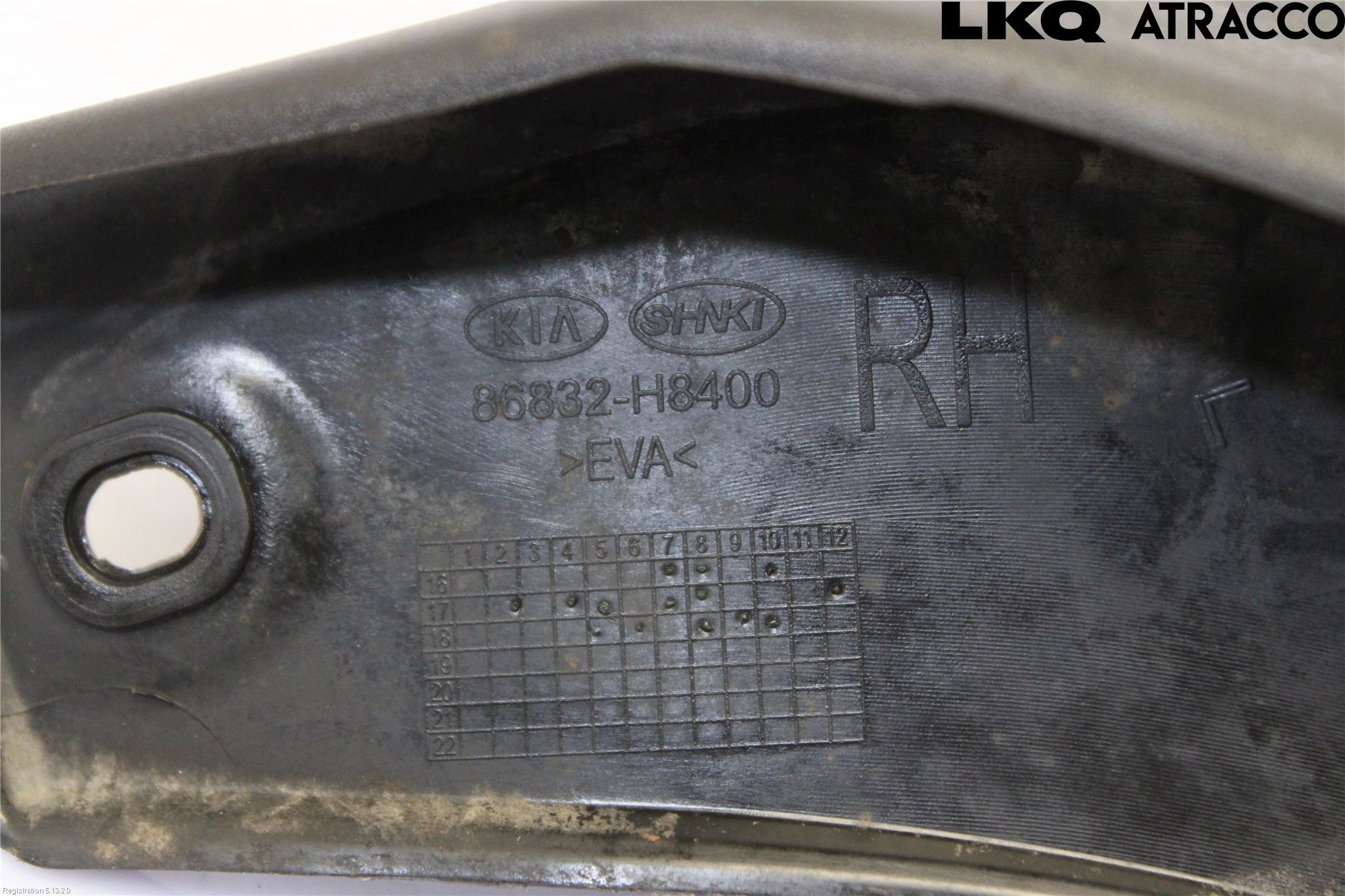 Kia STONIC 18->> Stänkskydd