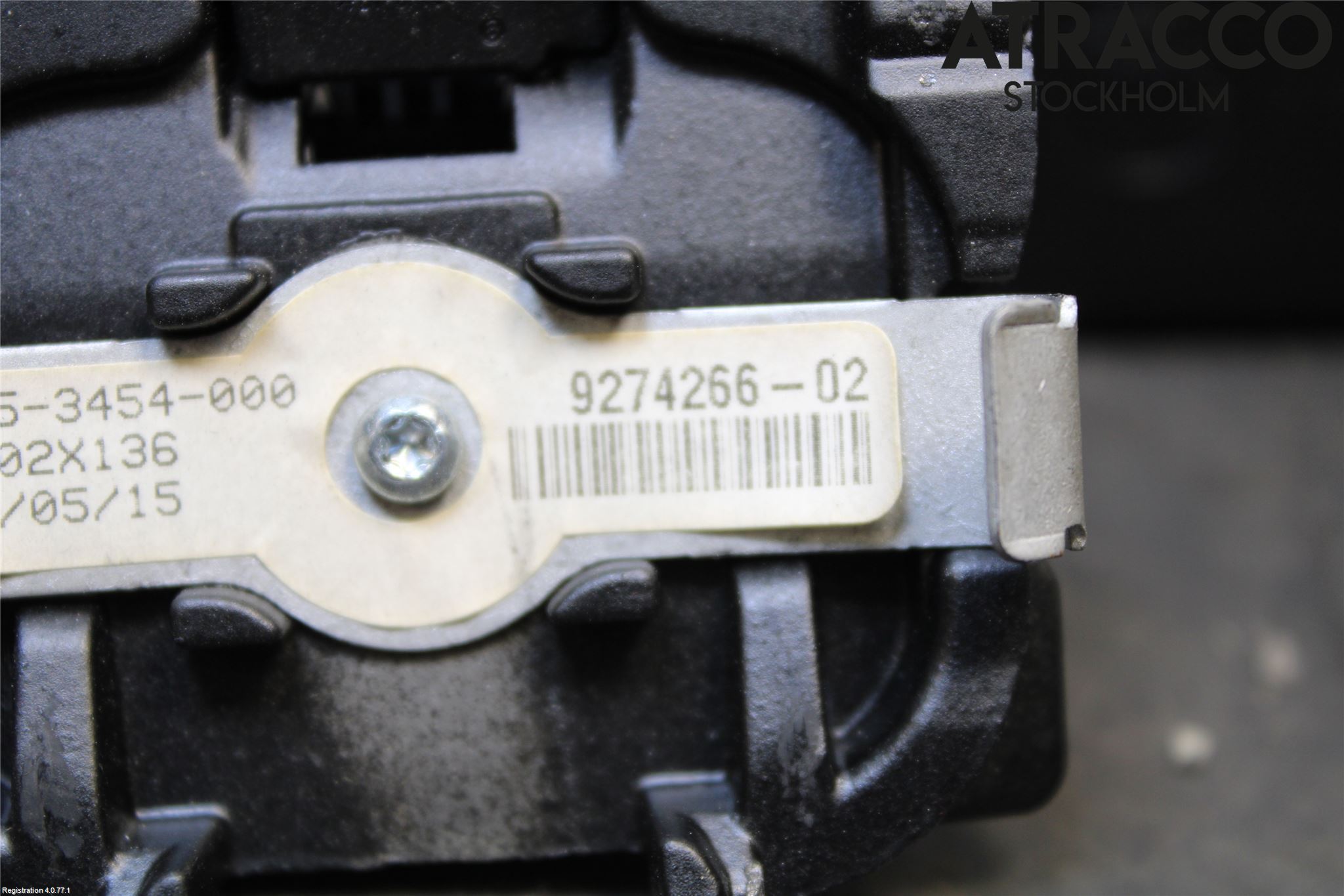 BMW 5 F10/F11/F18 09-17 Speil Innvendig El