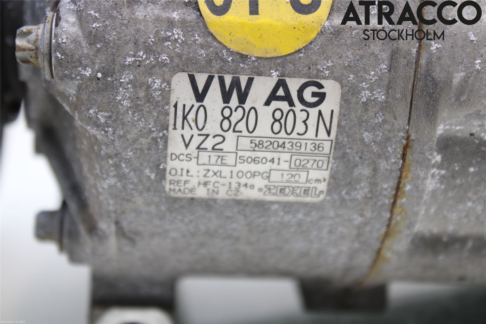 Volkswagen VW CADDY      04-10 Varme Ac Kompressor