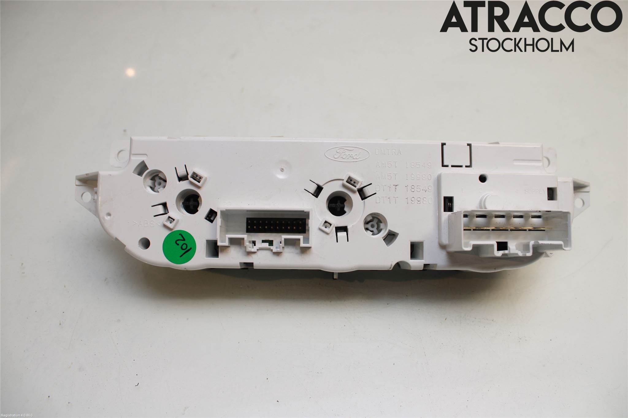 Ford TRANSIT/TOURNEO CONNECT 13-22 Varme Ac Betjening-Display