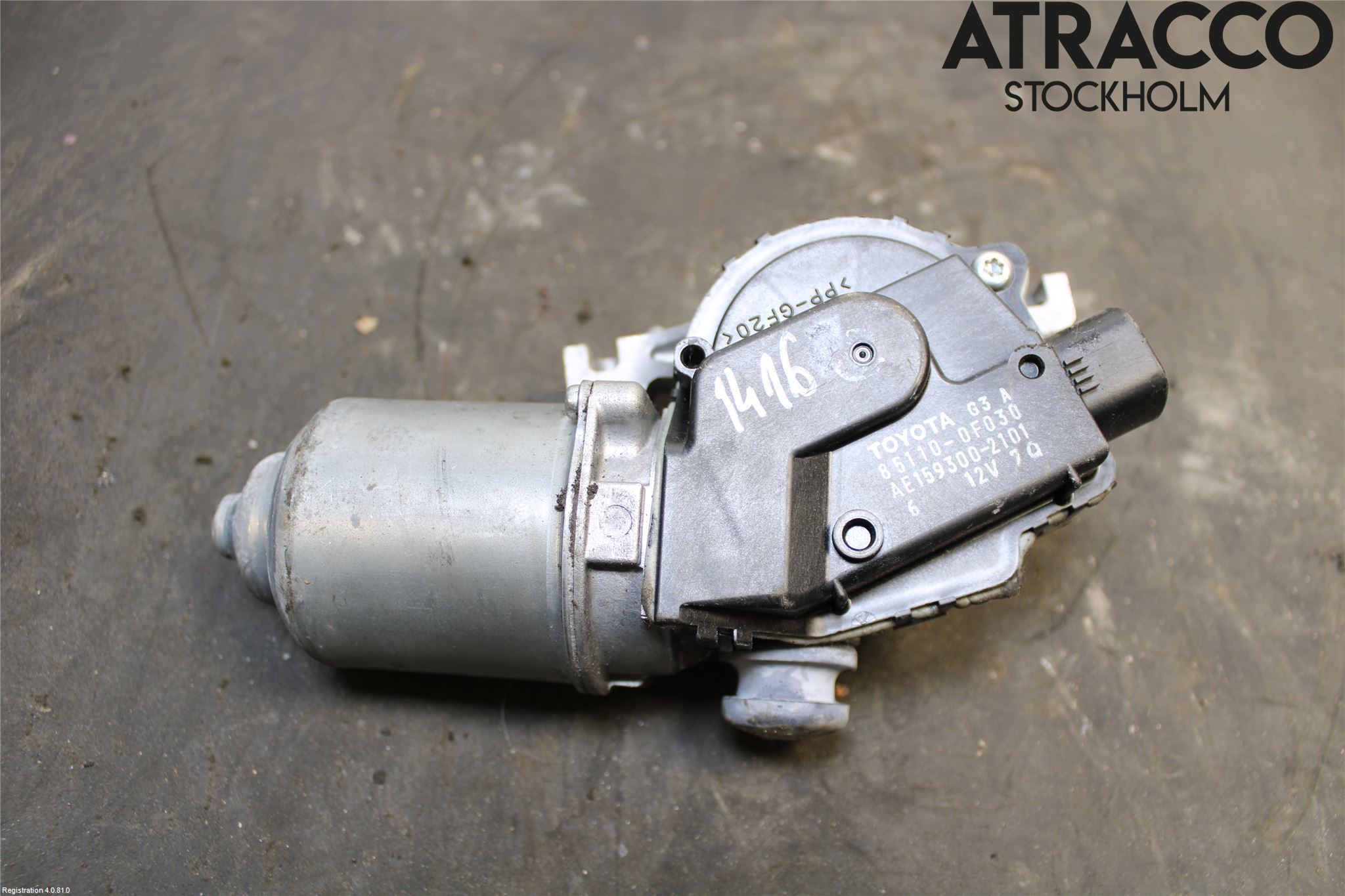 Toyota VERSO 09-18 Viskermotor Frontrute