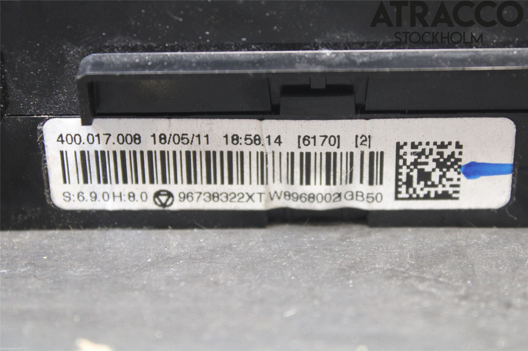 Peugeot 3008 09-16 Varme Ac Betjening-Display