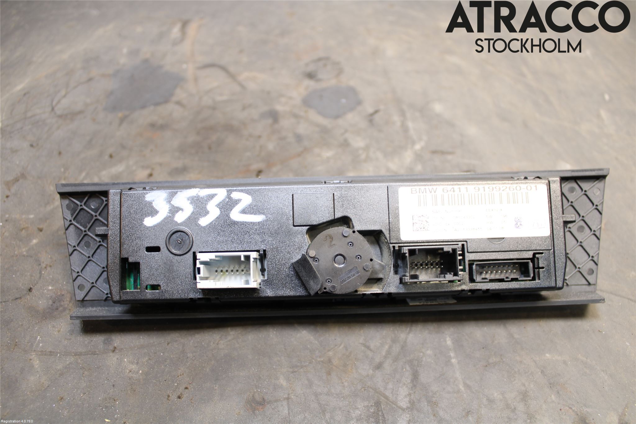 BMW 3 E90/91 SED/TOU 05-12 Varme Ac Betjening-Display