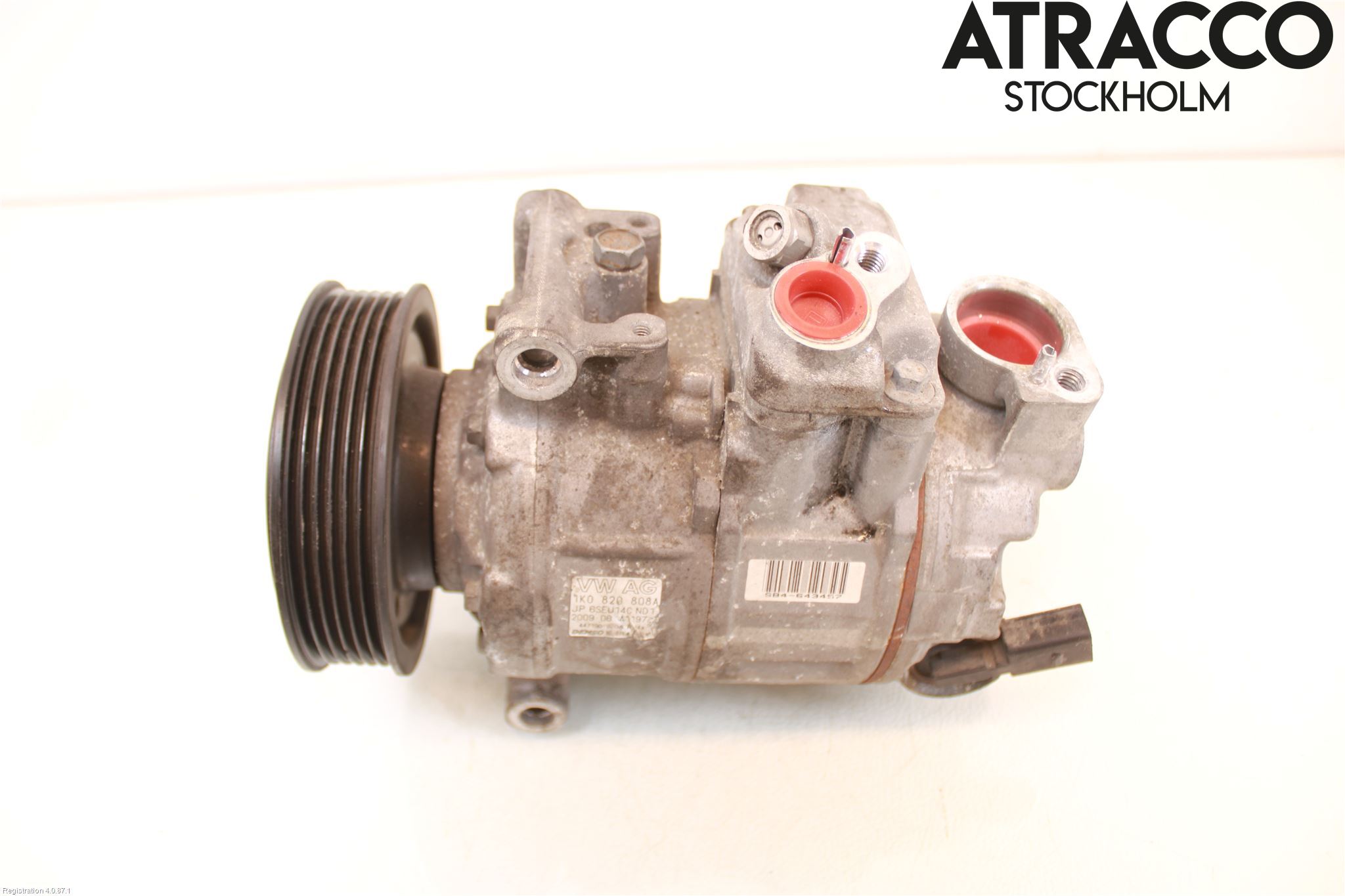 Volkswagen VW GOLF VI 09-13 Varme Ac Kompressor