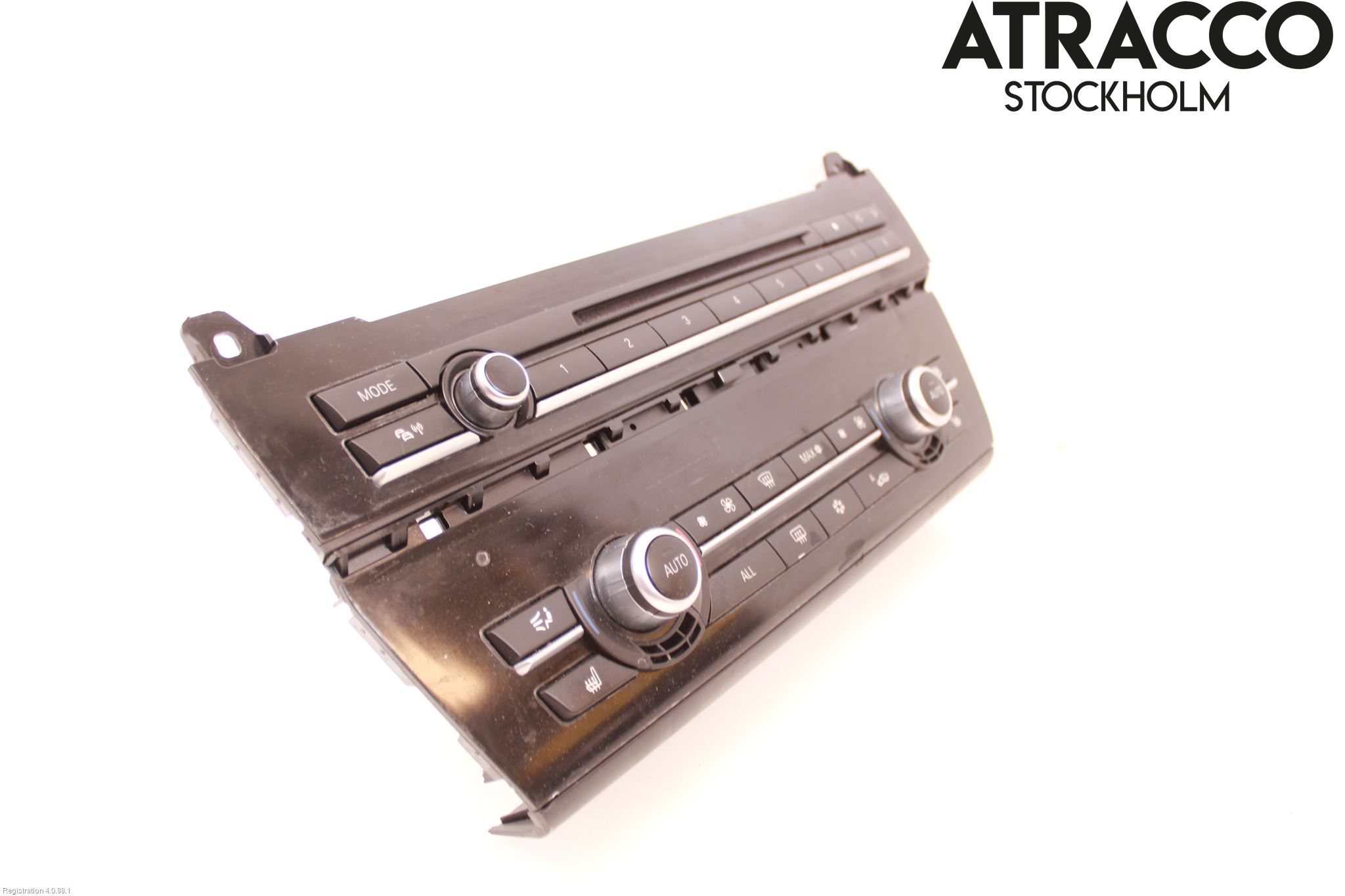 BMW 5 F10/F11/F18 09-17 Varme Ac Betjening-Display