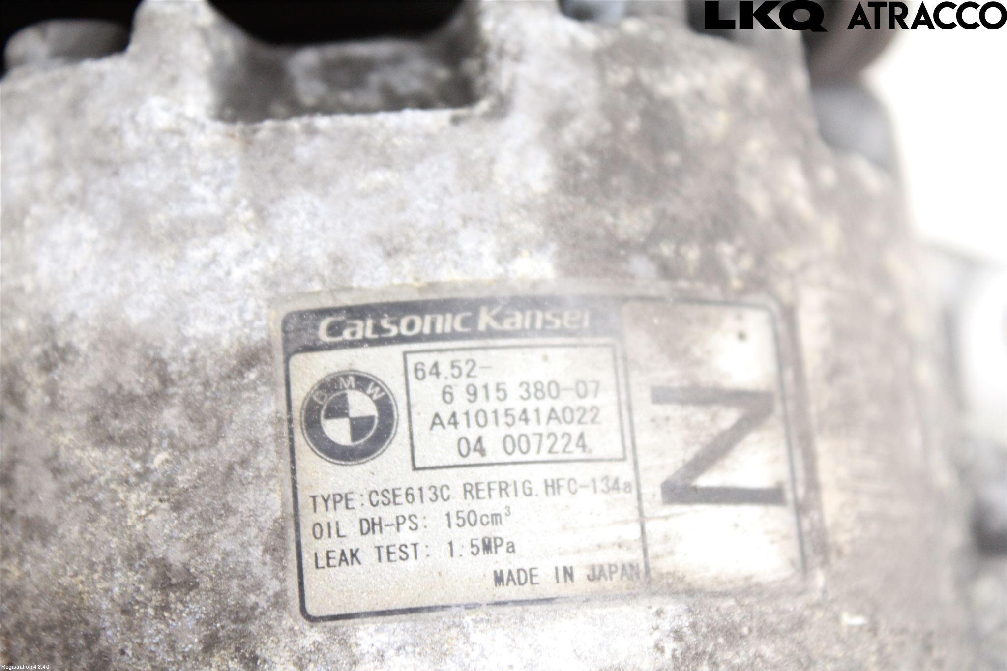 BMW 1 E87/81 5D/3D 03-11 Varme Ac Kompressor
