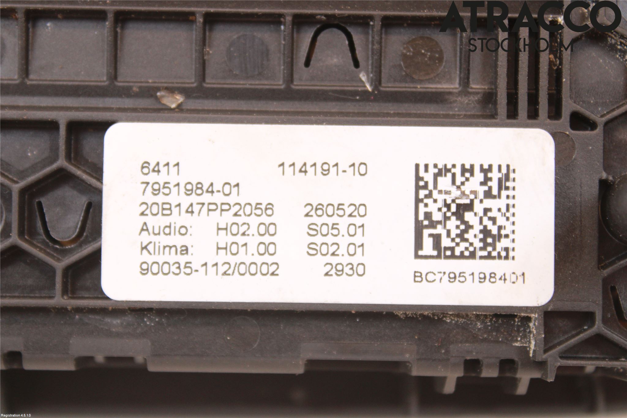 BMW X3 G01 18- Varme Ac Betjening-Display