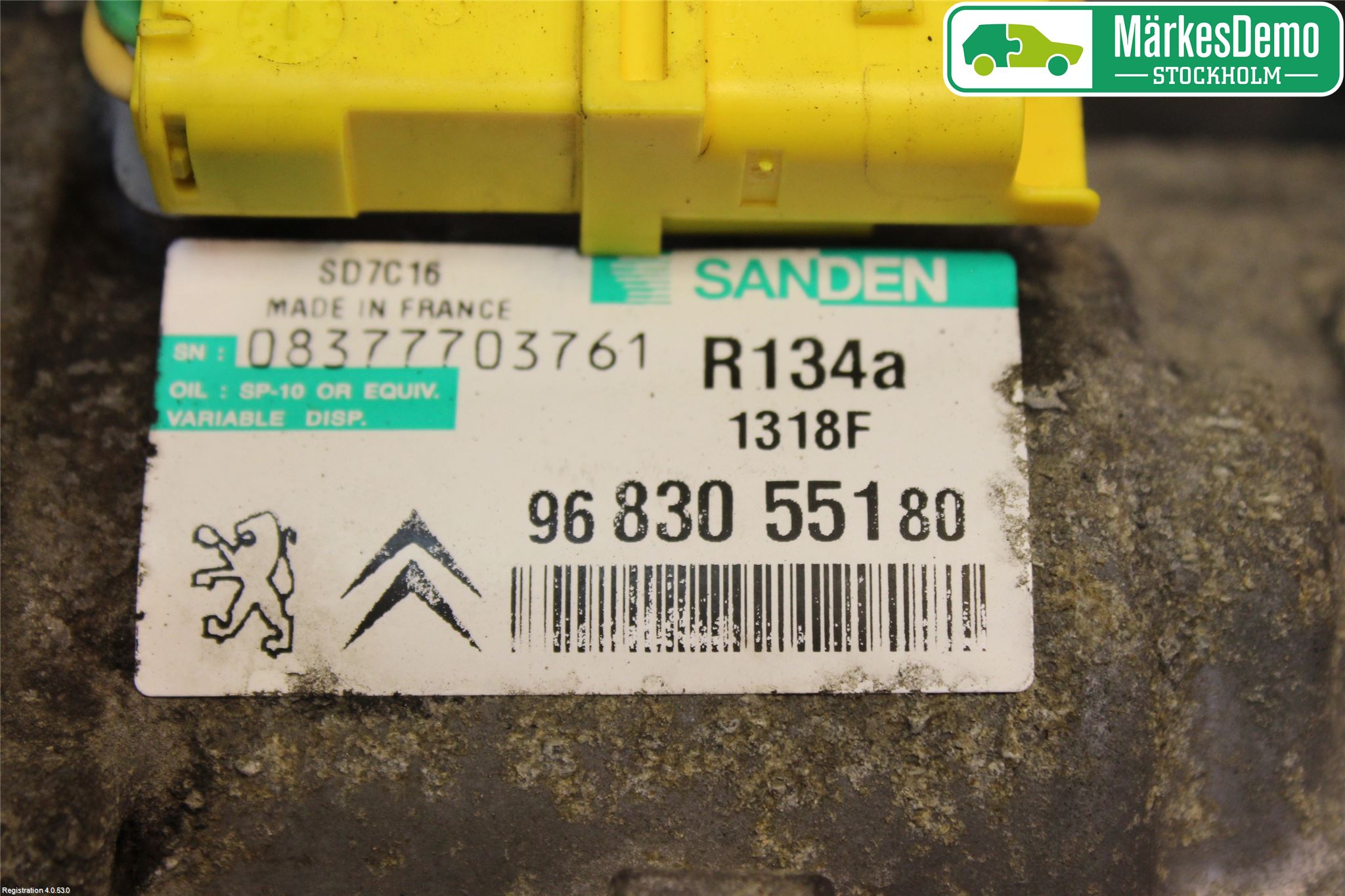 Peugeot 407 Varme Ac Kompressor
