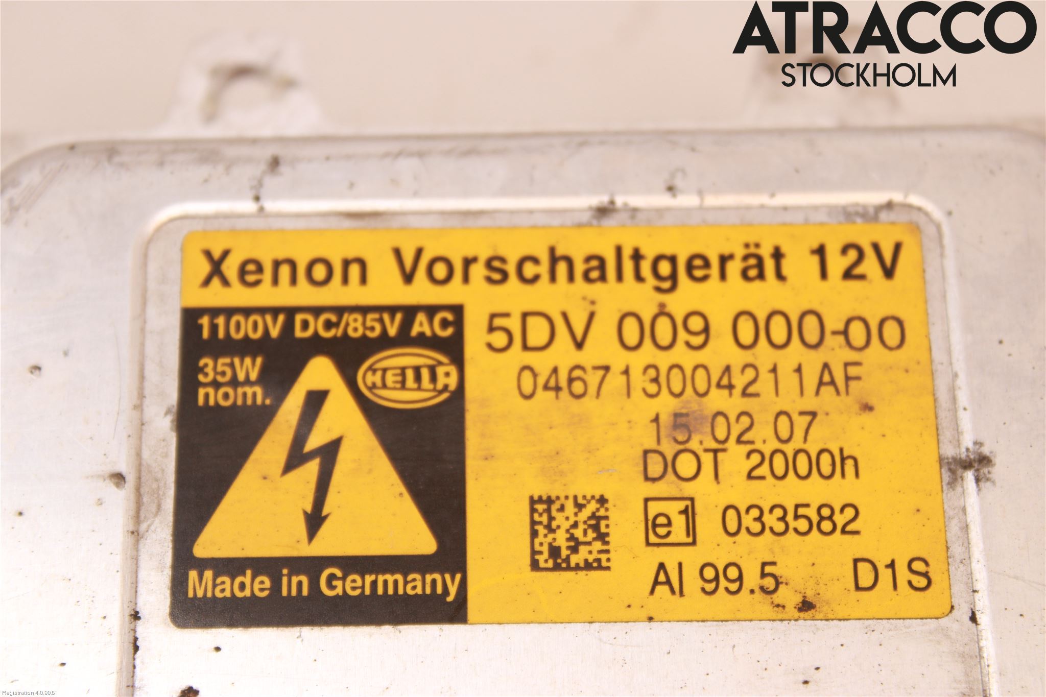 BMW 5 E60/61 Sed/Tou 02-10 Styreenhet Xenon