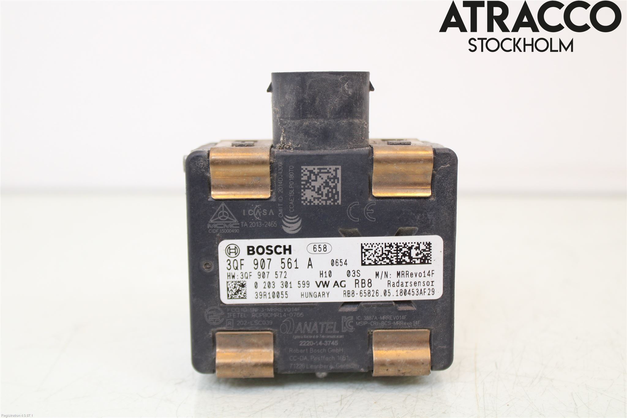 Volkswagen VW GOLF / E-GOLF VII 13-20 Sensor Fartsbegrensning