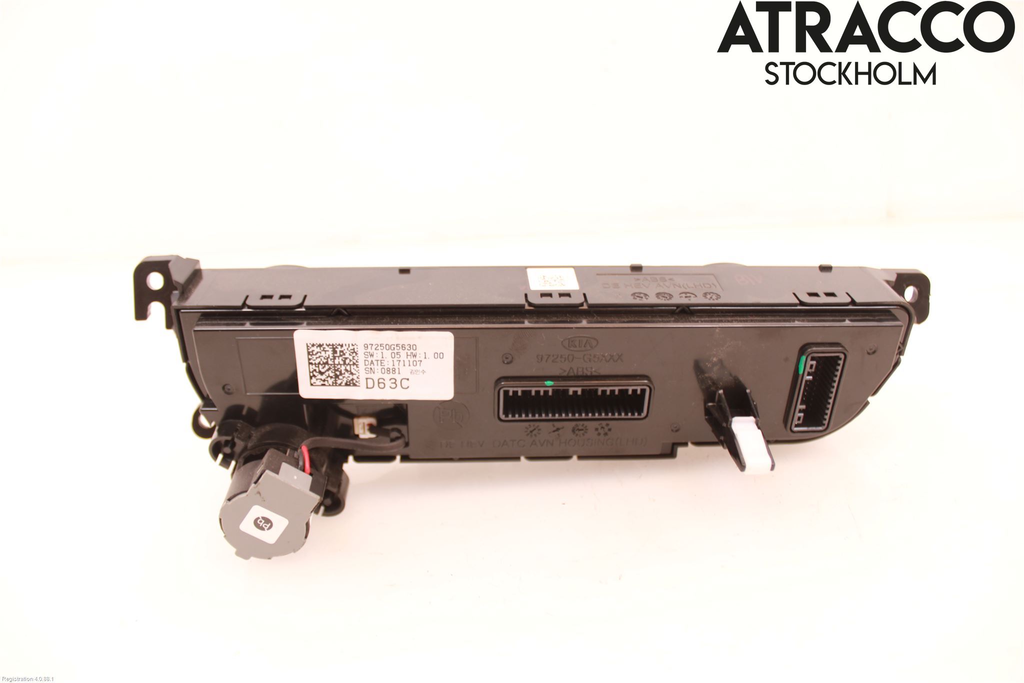 Kia NIRO (DE) 17-22 Varme Ac Betjening-Display