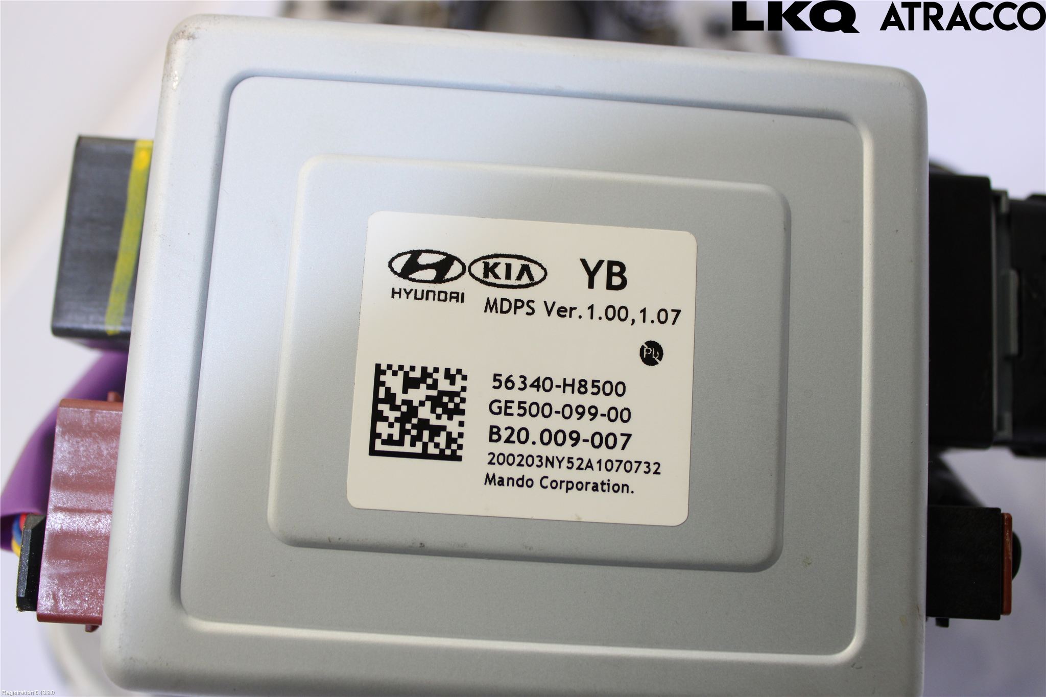 Kia STONIC 18->> Rattakselaggregat Innebygd Servo