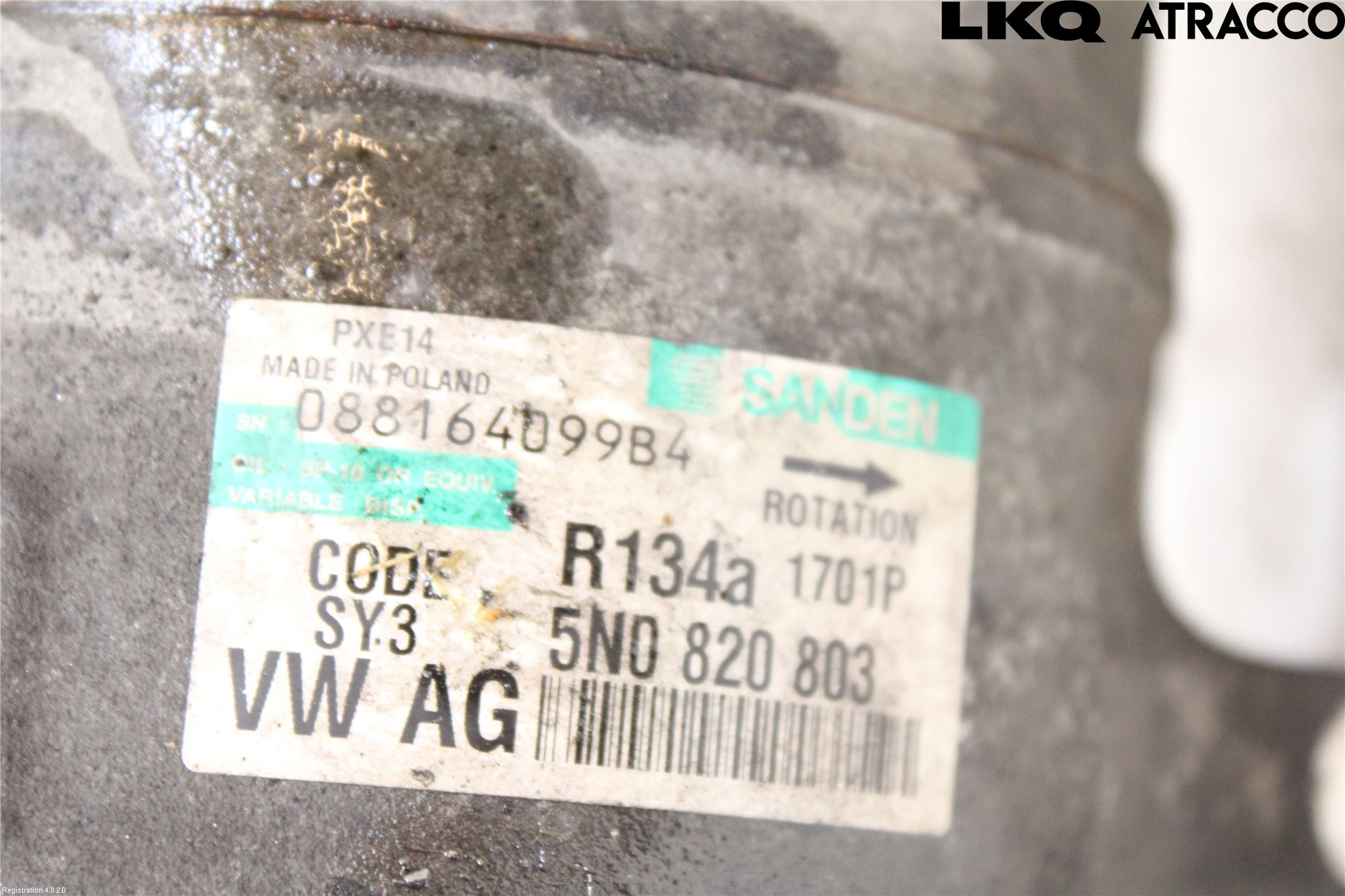 Volkswagen VW PASSAT 05-11 Varme Ac Kompressor