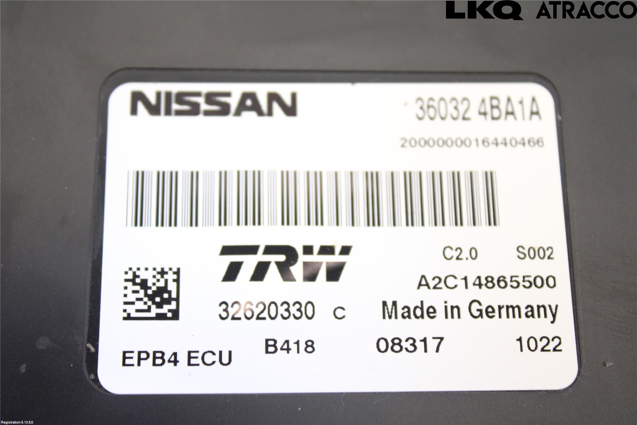 Nissan QASHQAI 14-17 Styreenhet Parkering