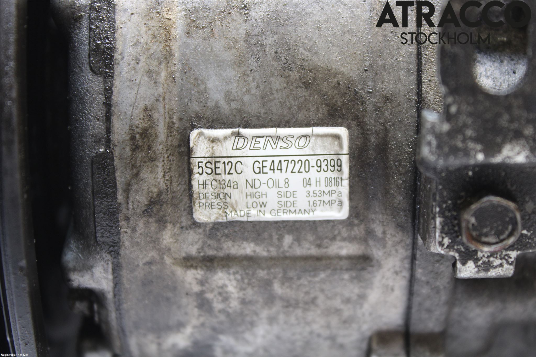 Toyota AVENSIS 03-06 Varme Ac Kompressor