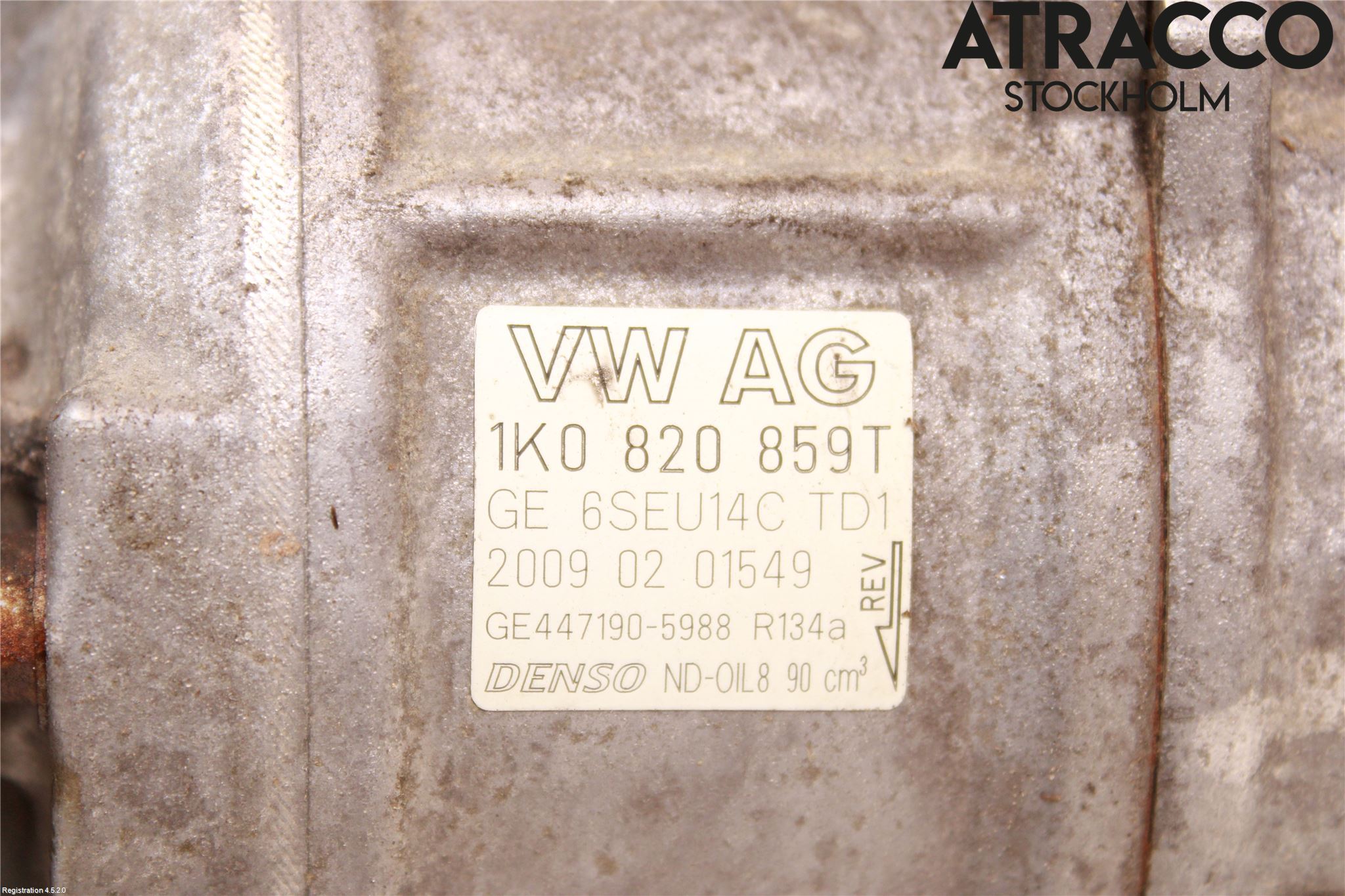 Volkswagen VW PASSAT 05-11 Varme Ac Kompressor
