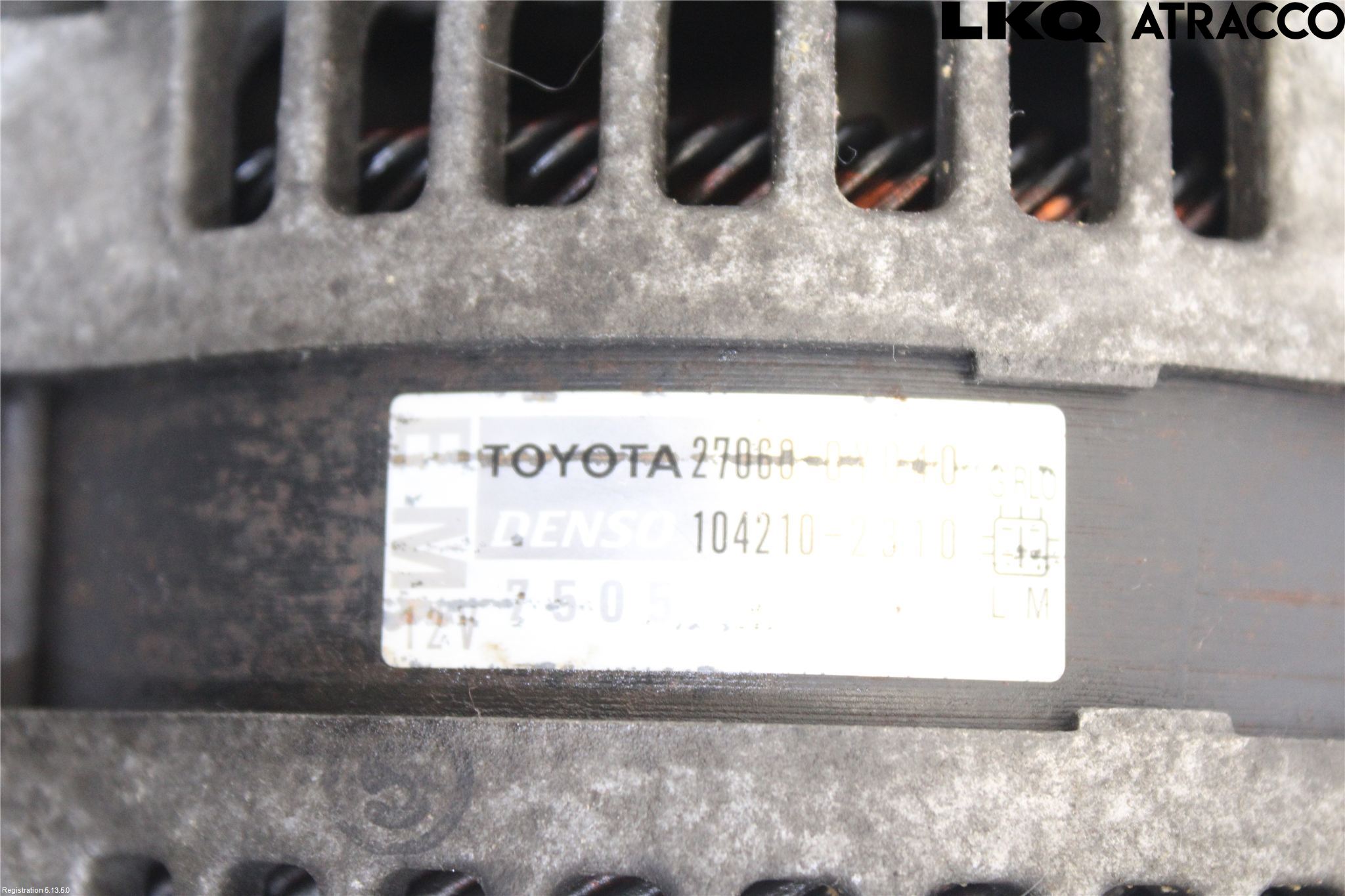 Toyota YARIS XP90 06-11 Dynamo