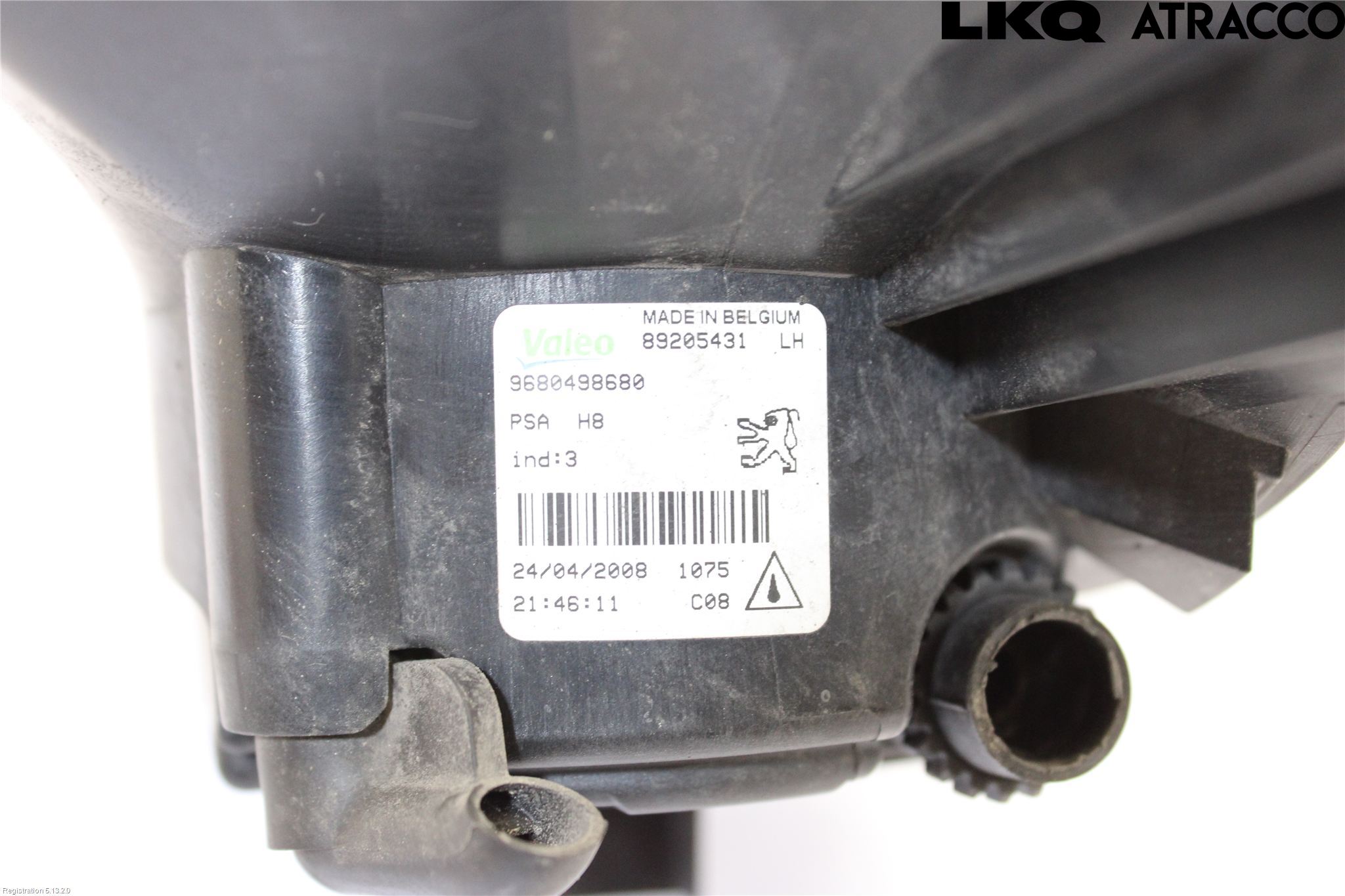 Peugeot 308 08-13 Frontlykt-Kurve-Tåkelys
