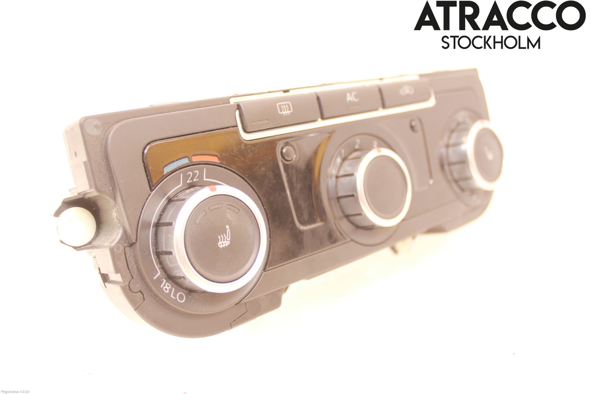 Volkswagen VW GOLF VI 09-13 Varme Ac Betjening-Display