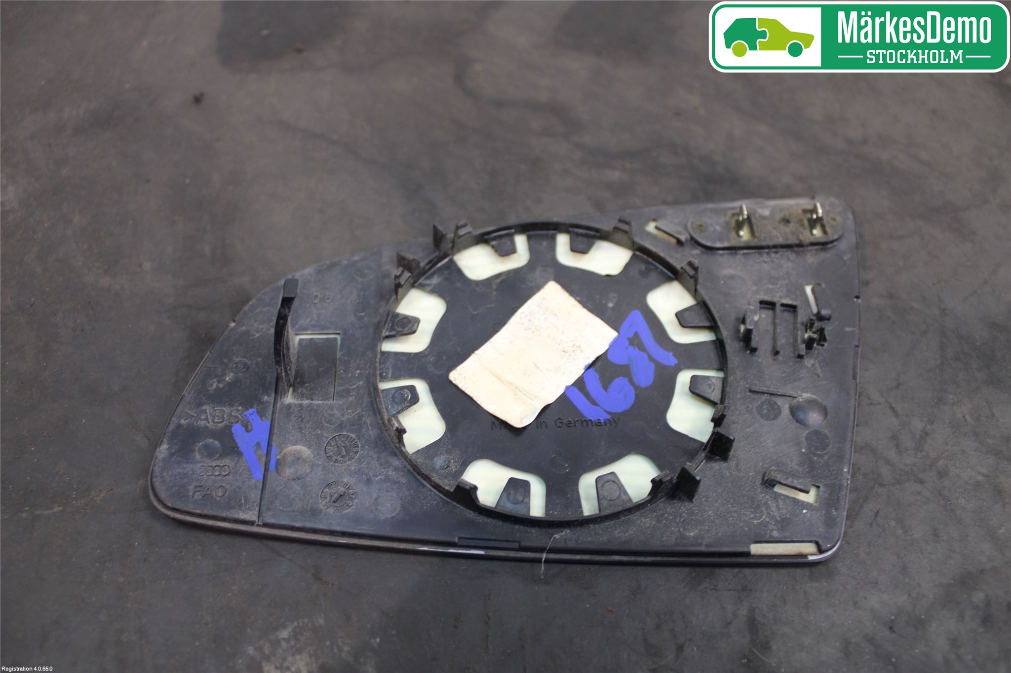 Audi A4/S4 01-05 Speil Glass H