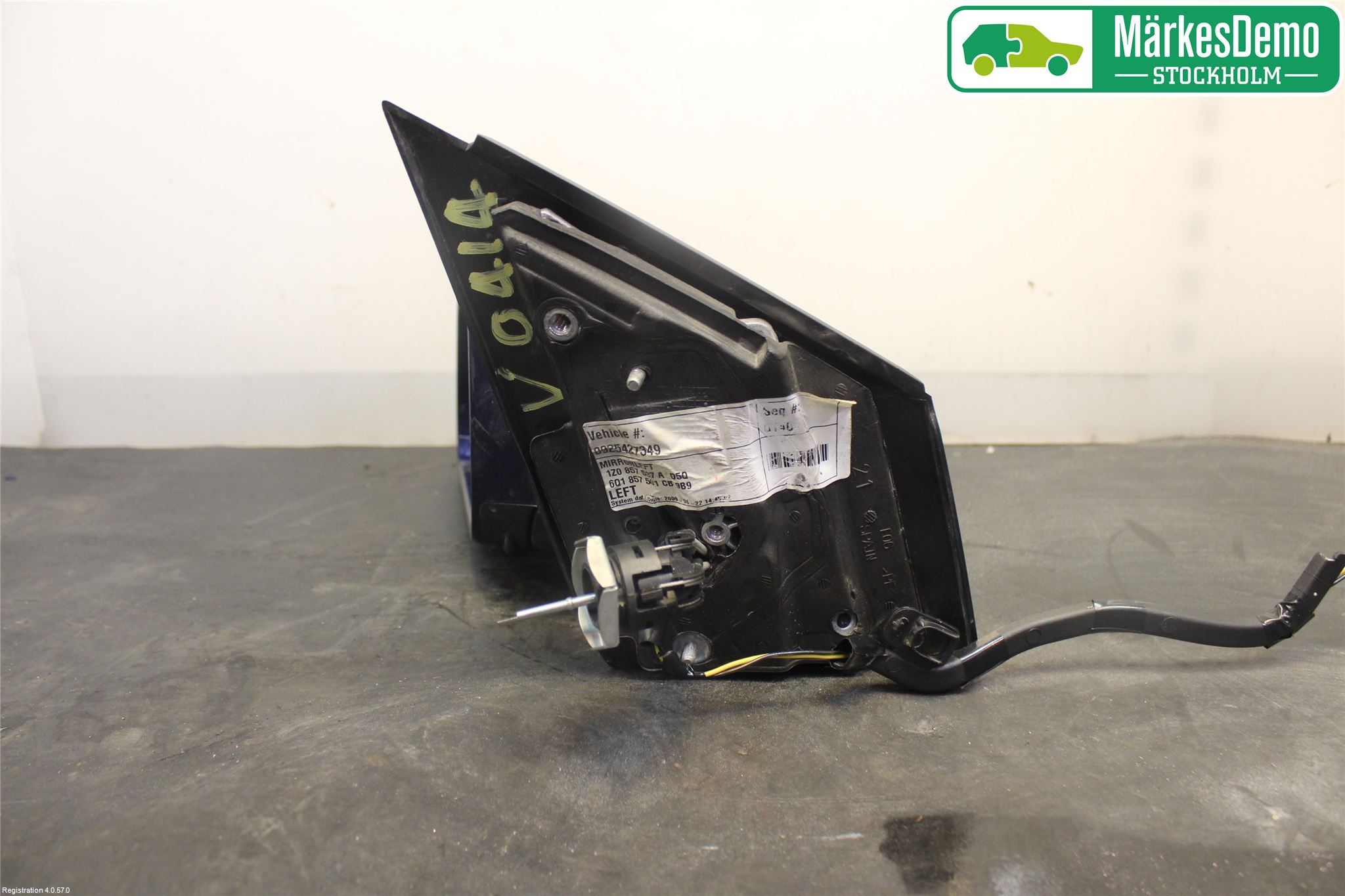 Volkswagen VW POLO 10-17 Speil V M-Innvjustering