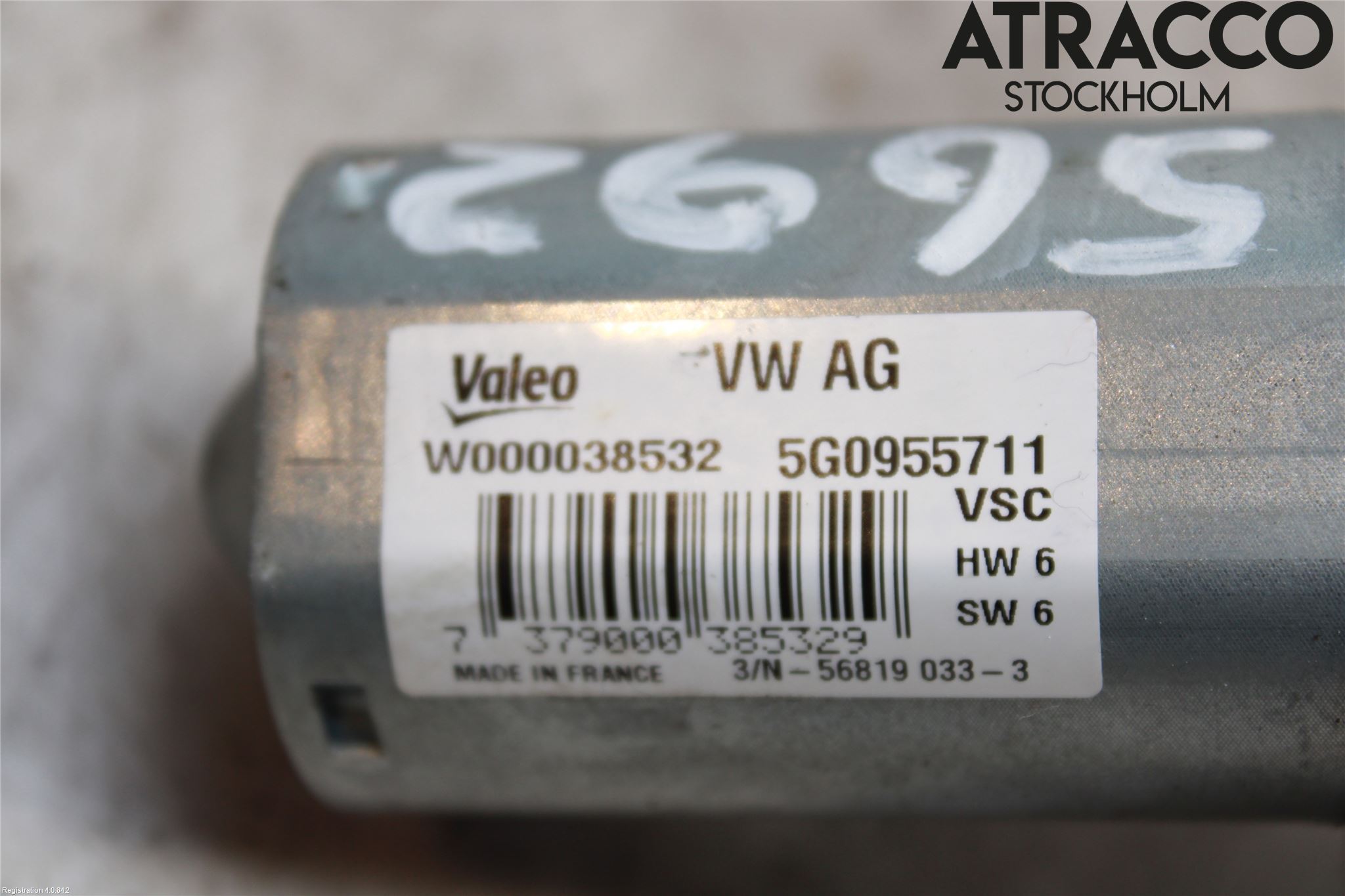Volkswagen VW GOLF / E-GOLF VII 13-20 Viskermotor Bakluke