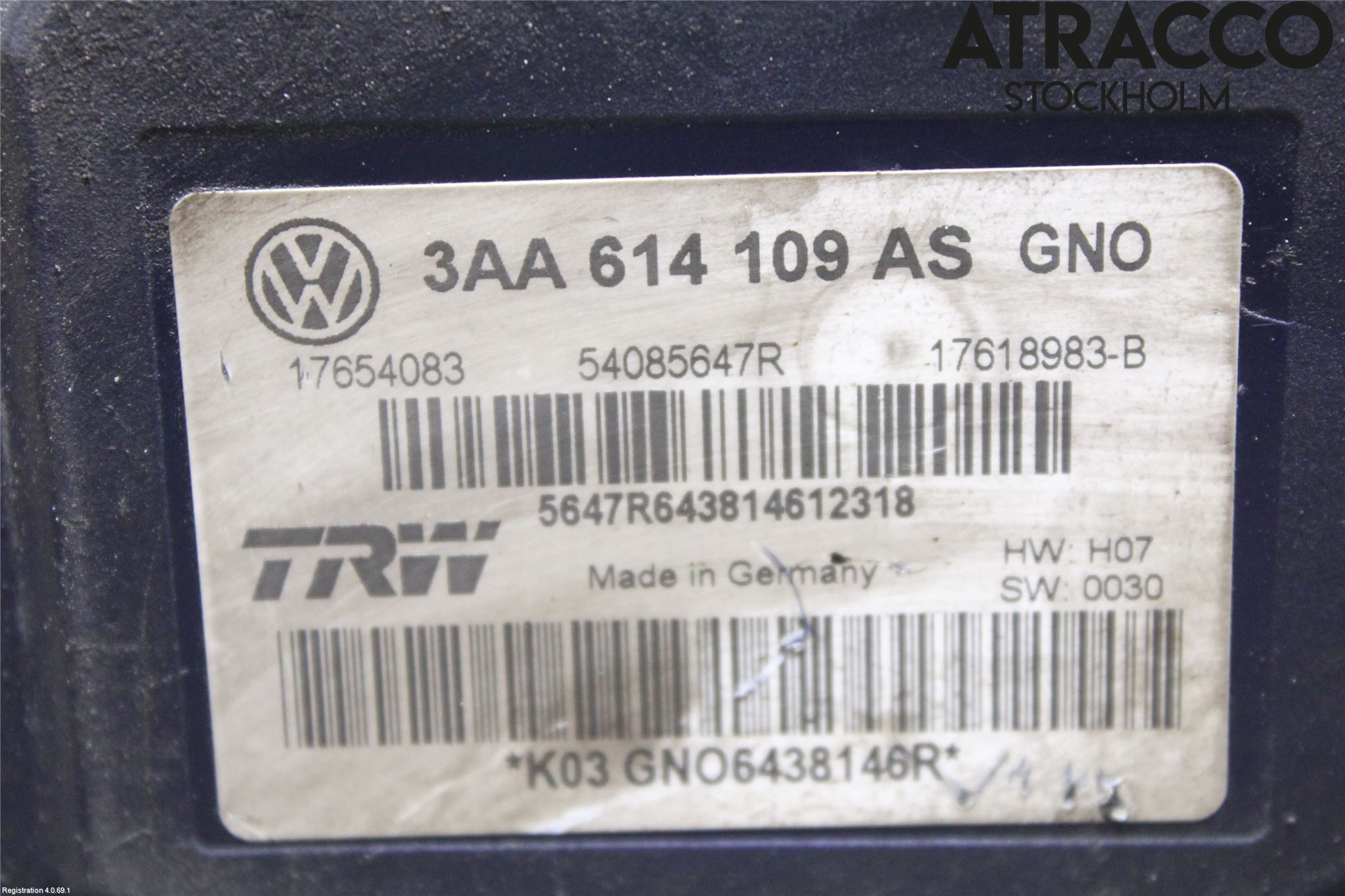 Volkswagen VW PASSAT CC 08-16 Abs Hydraulikkaggregat