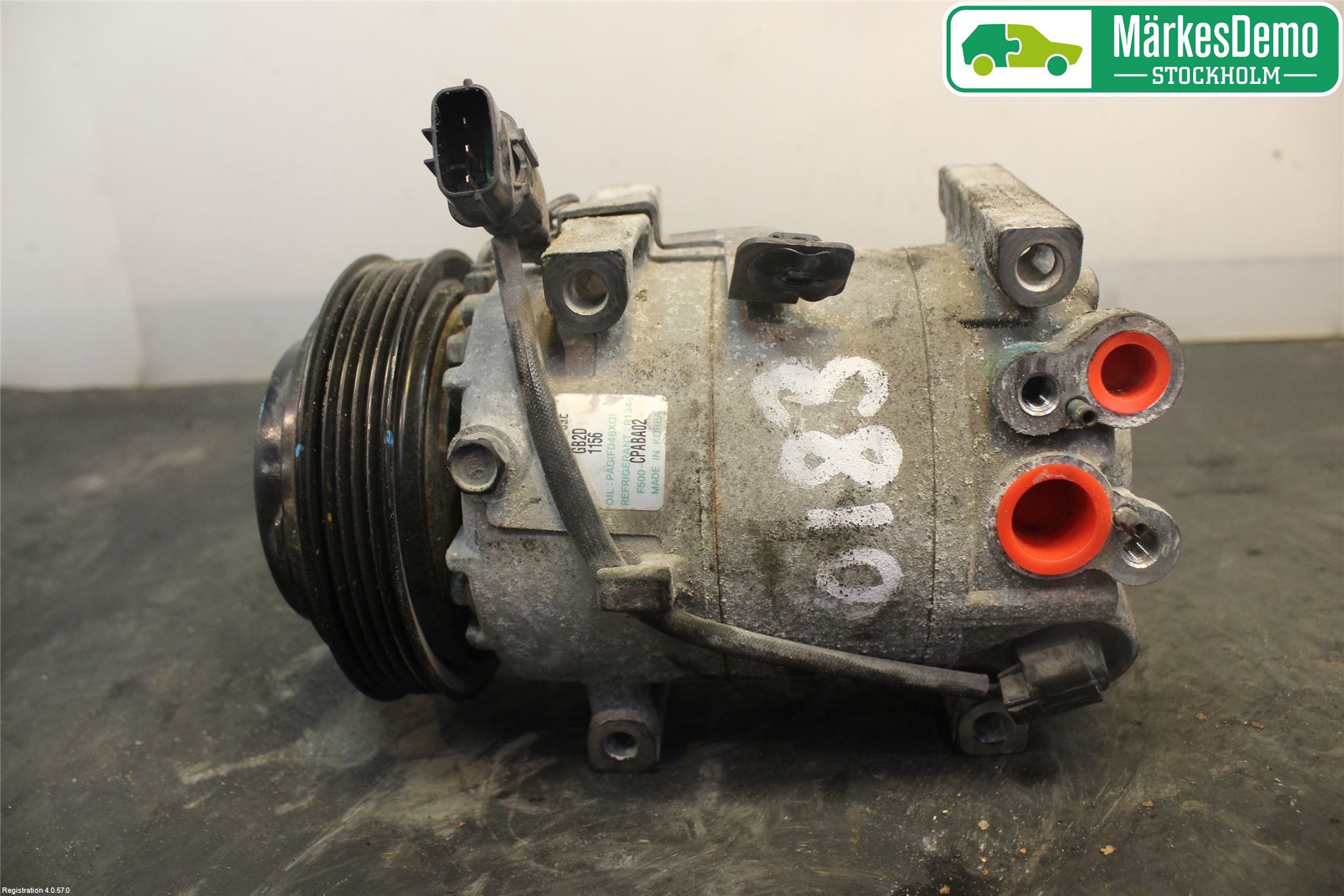 Kia PICANTO 12-17 Varme Ac Kompressor