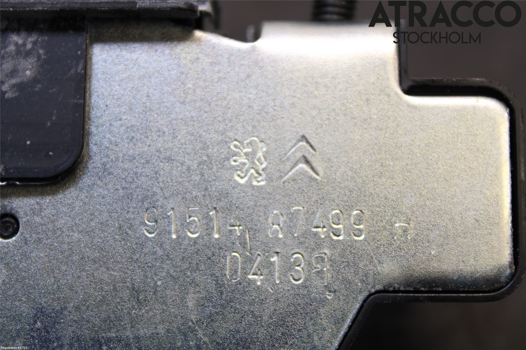 Citroen DS5 Bakluke-Lokk Låsekasse