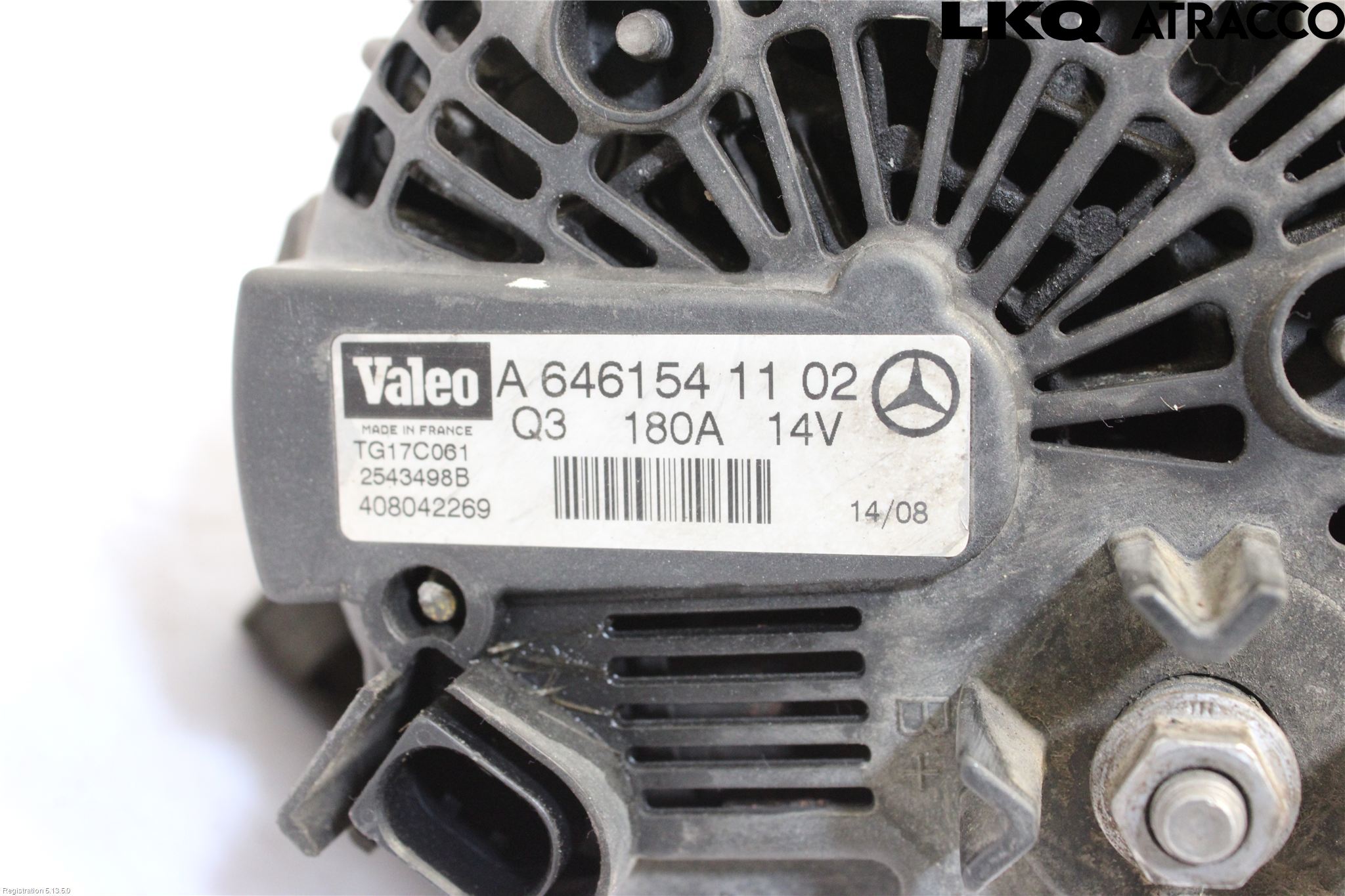 Mercedes-Benz MB C-KLASS (W204) 07-15 Dynamo