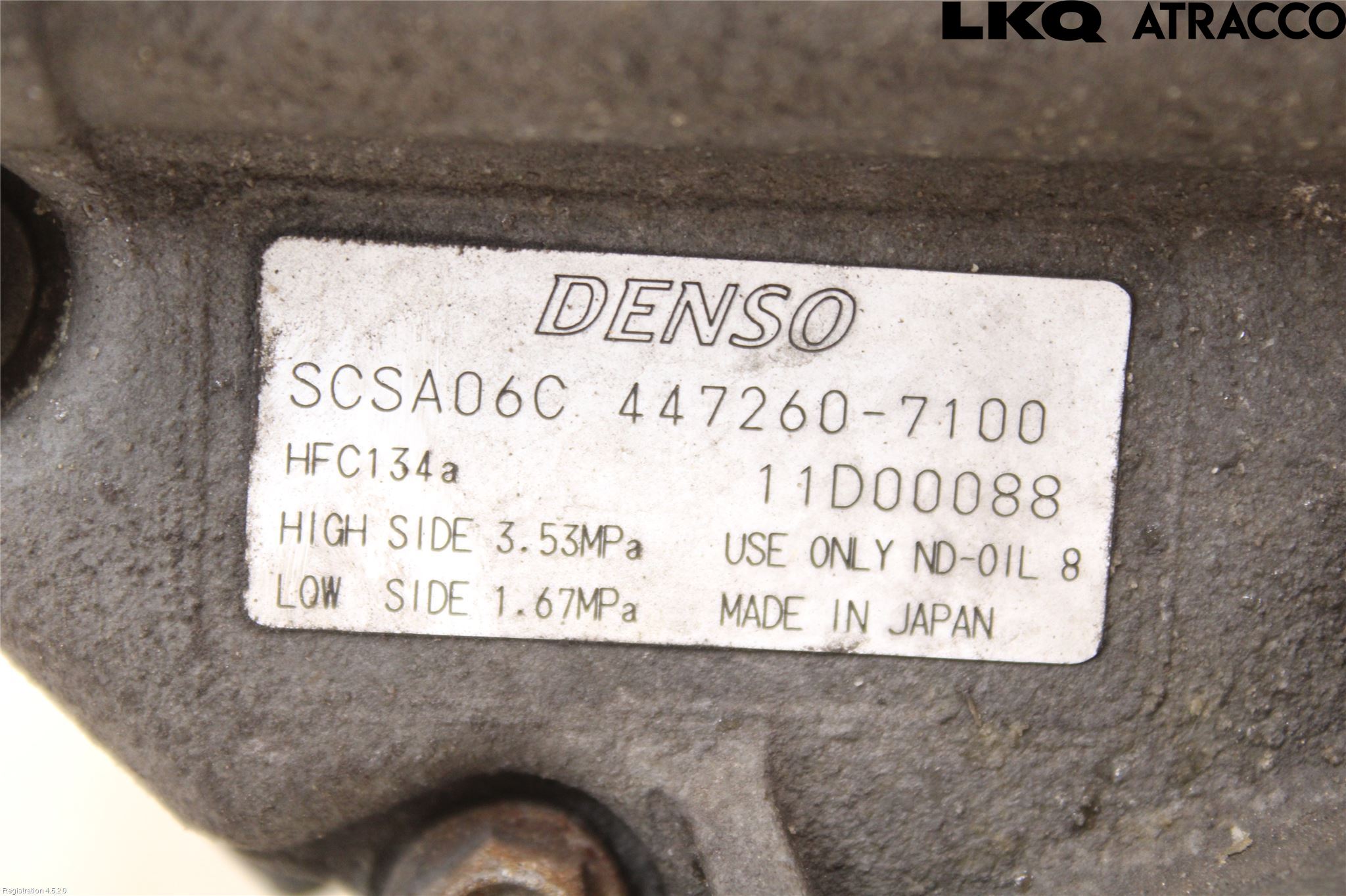 Toyota COROLLA 02-07 Varme Ac Kompressor