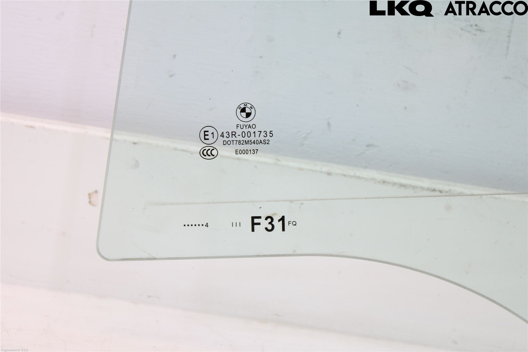 BMW 3 F30/F31/F80 12-19 Dørrute Bak Venstre 4Dørs