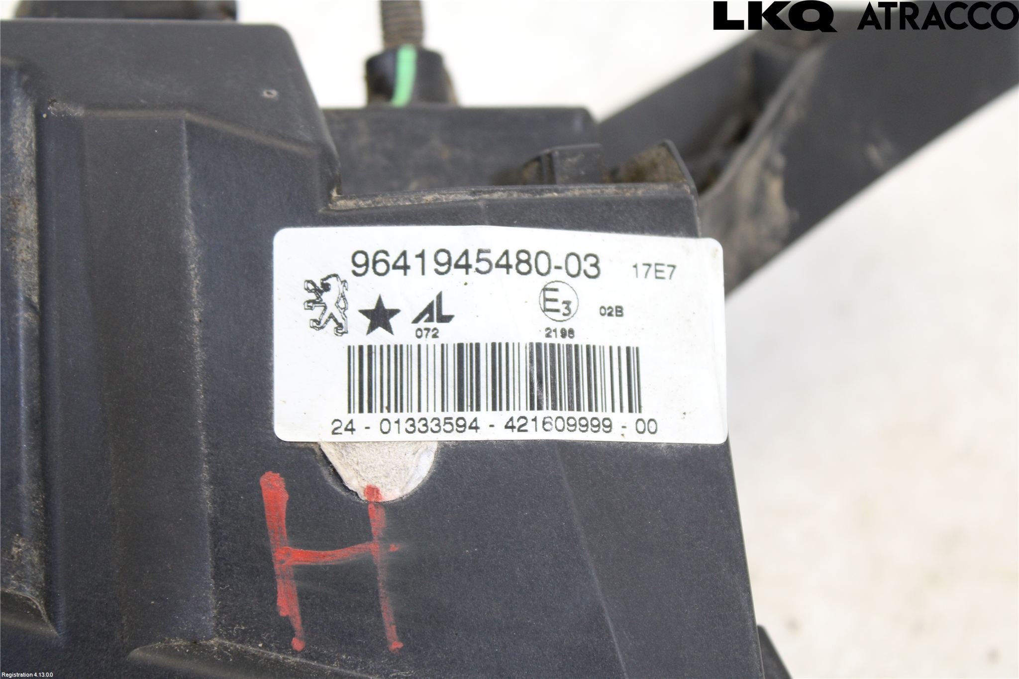 Peugeot 407 Frontlykt-Kurve-Tåkelys