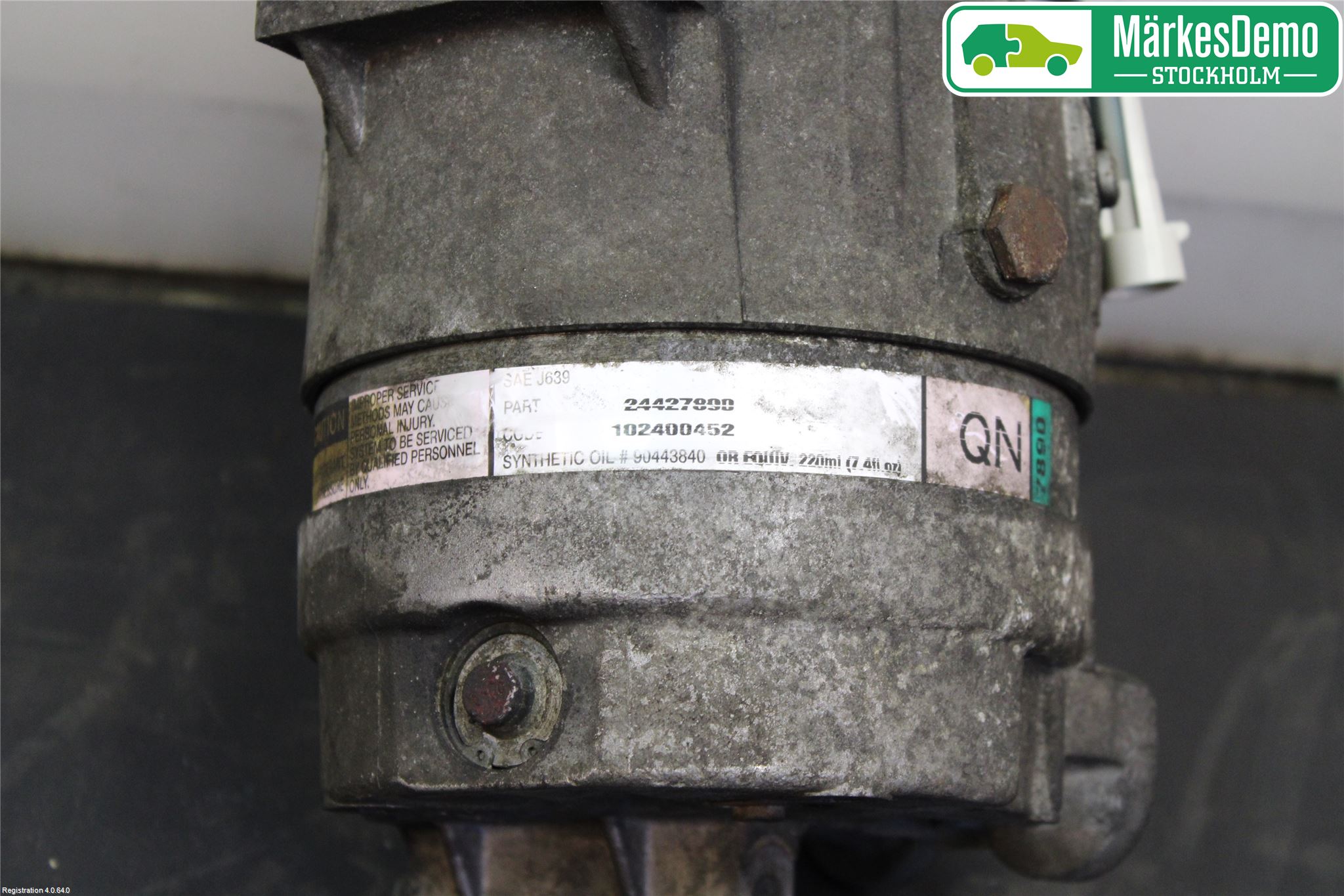 Opel VECTRA B 96-01 Varme Ac Kompressor