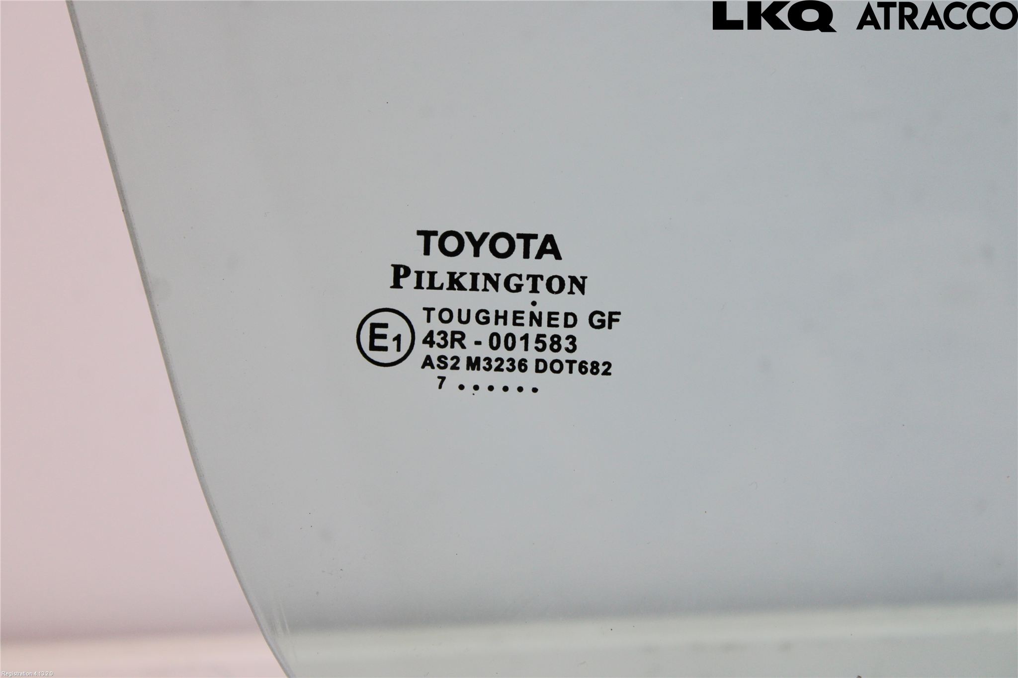 Toyota YARIS XP130 15-20 Dørrute Foran Høyre 4 Dørs