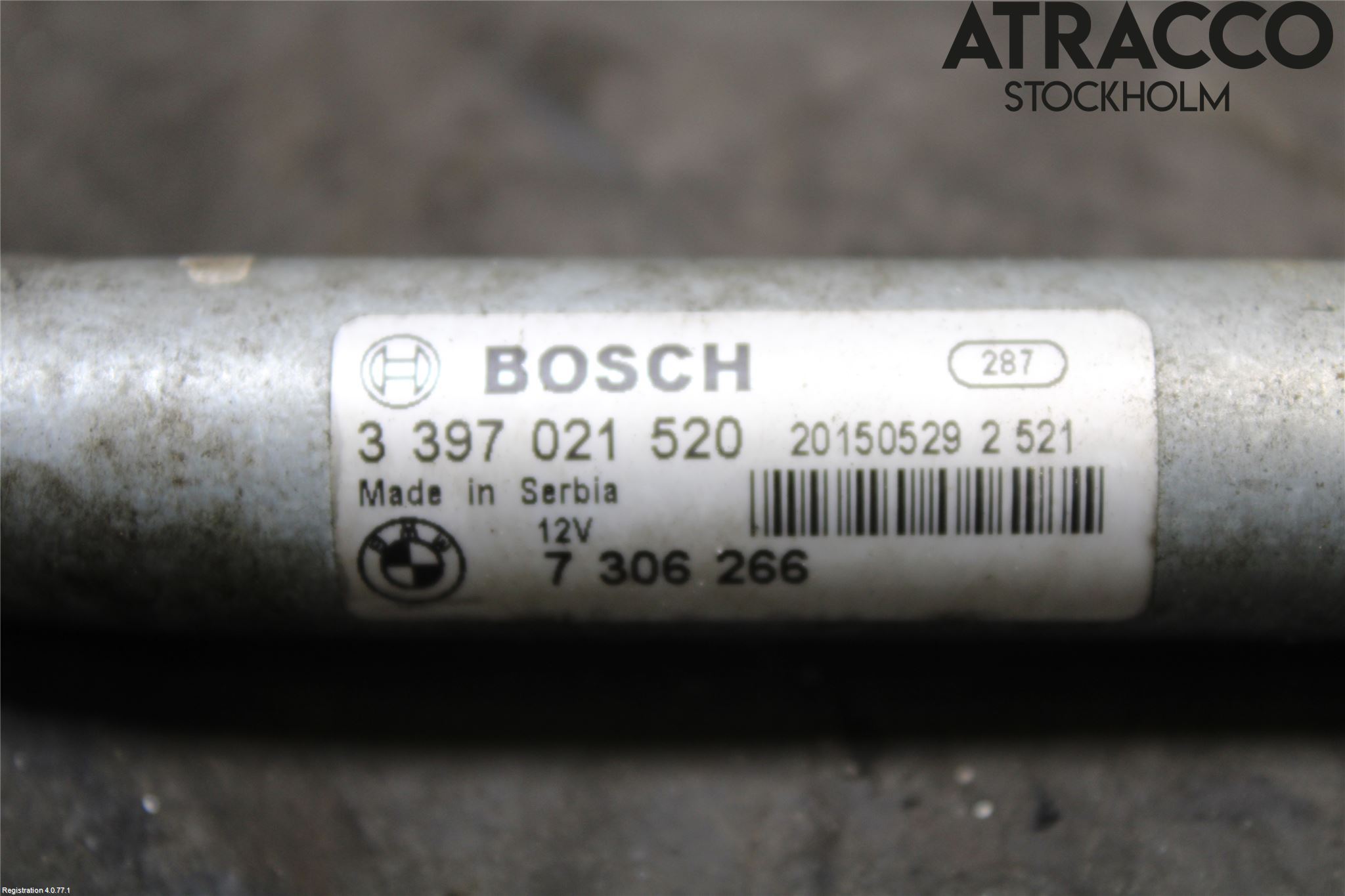 BMW 5 F10/F11/F18 09-17 Viskeroverføring Frontrute