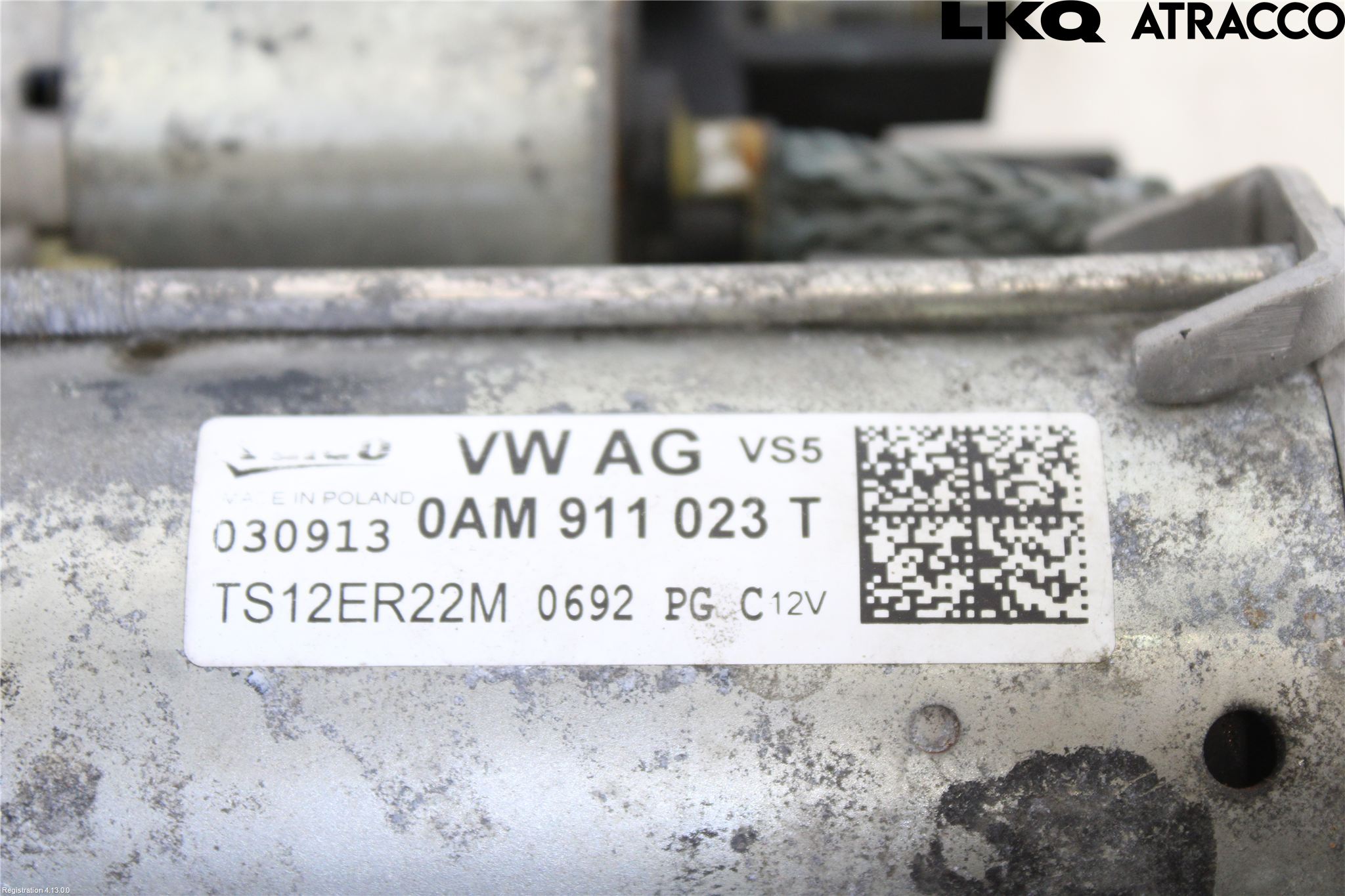Volkswagen VW TOURAN 10-15 Startmotor