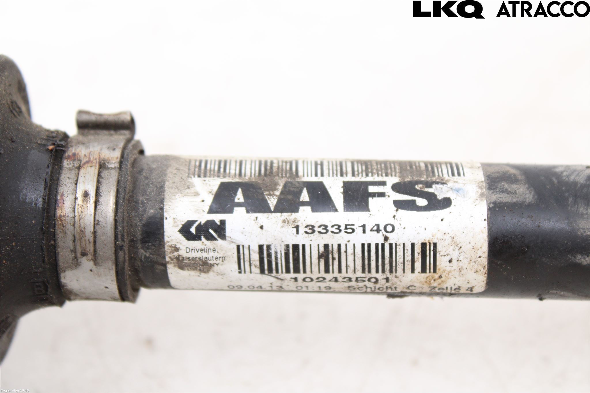 Opel ASTRA J 10-15 Drivaksel Foran Kompl Venstre