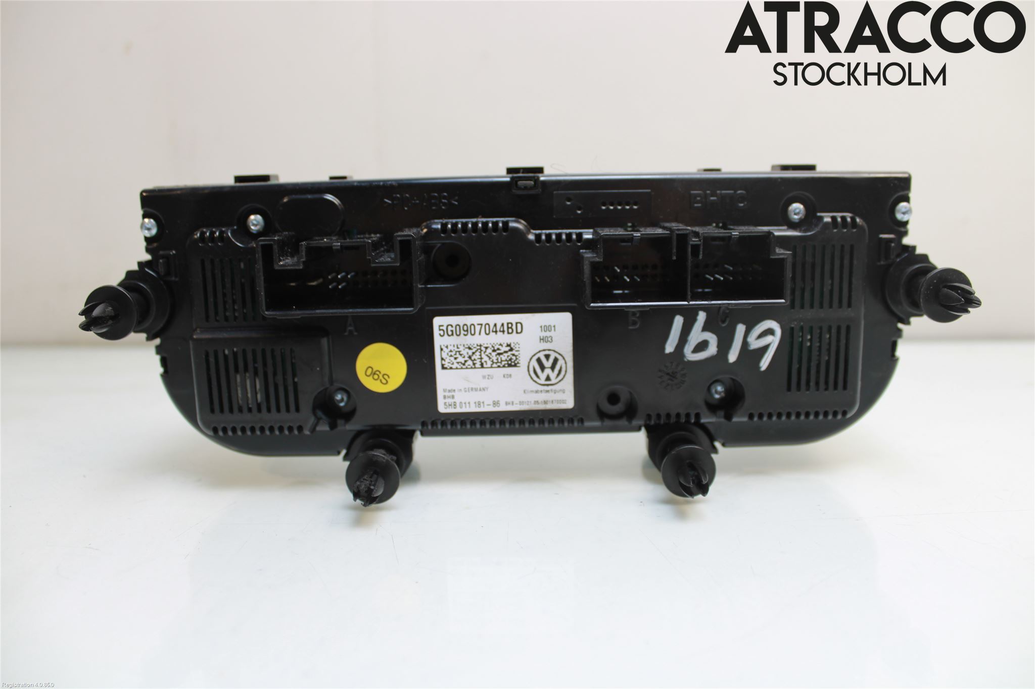 Volkswagen VW GOLF / E-GOLF VII 13-20 Varme Ac Betjening-Display